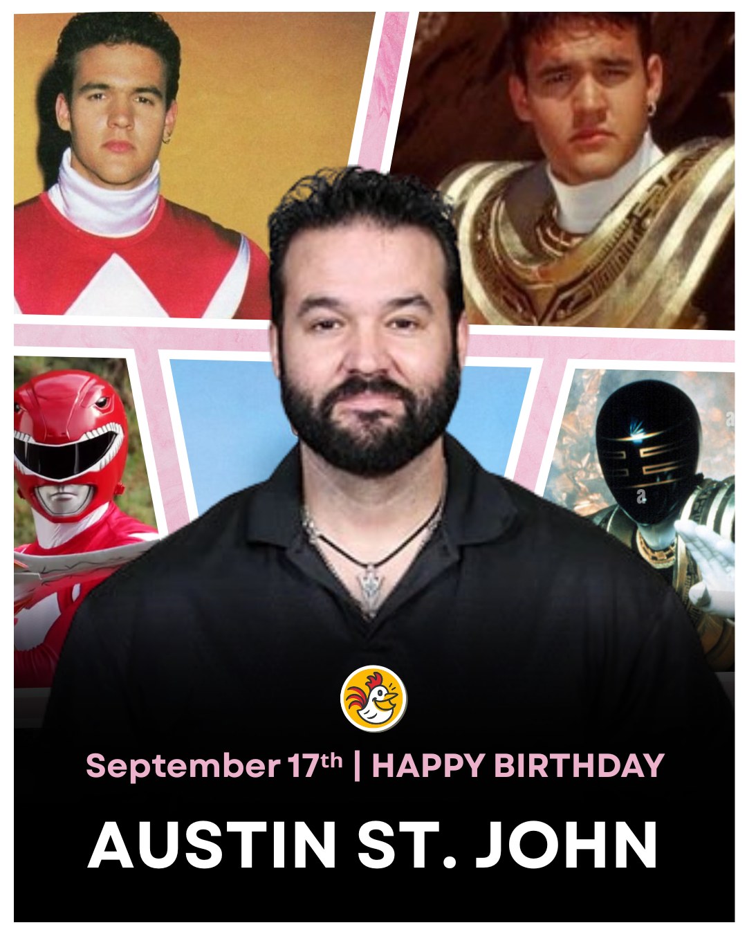 Kikiri - Happy 51st Birthday to Austin St. John! As the original Red ...