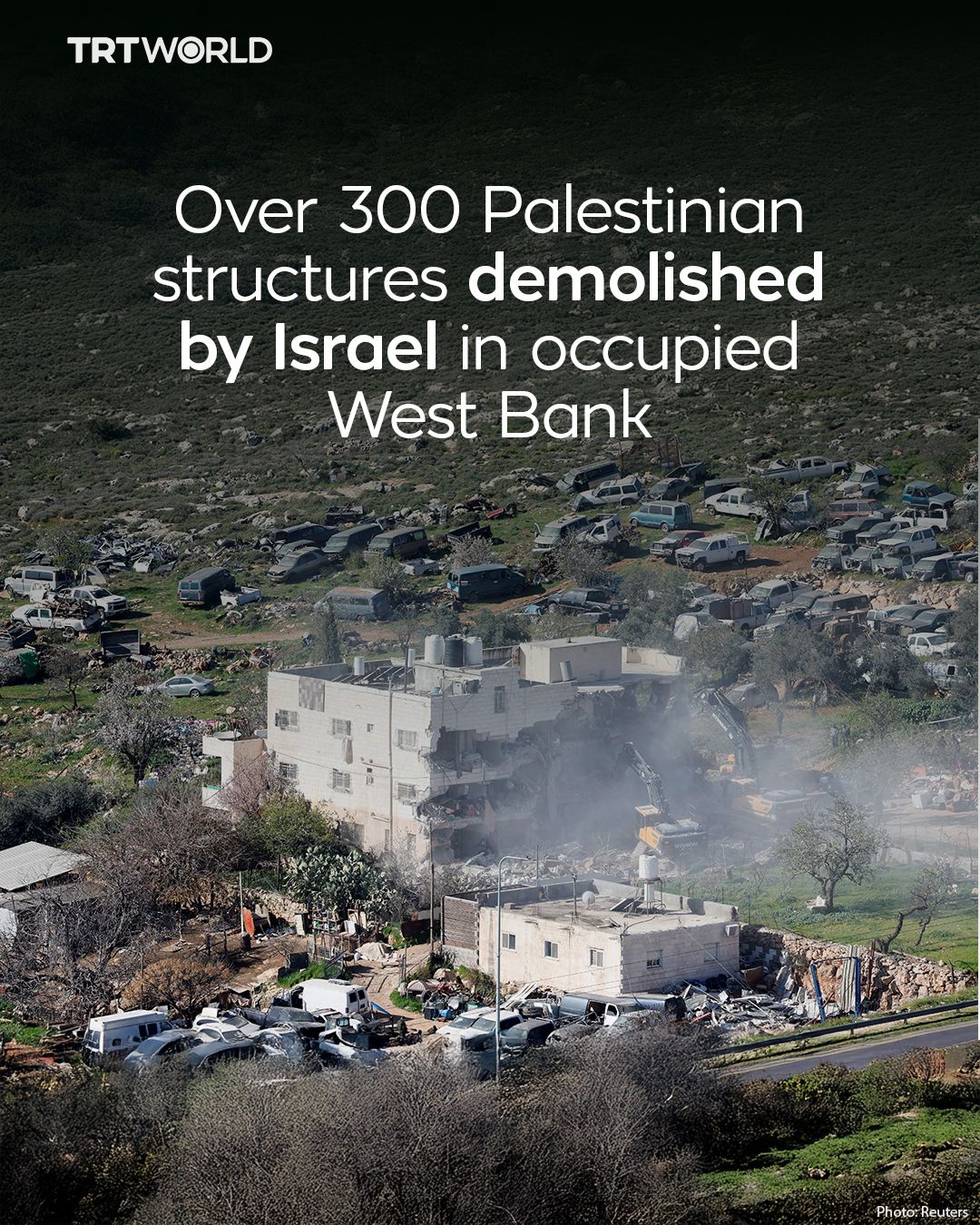 TRT World - Israel has demolished 312 Palestinian... | Facebook
