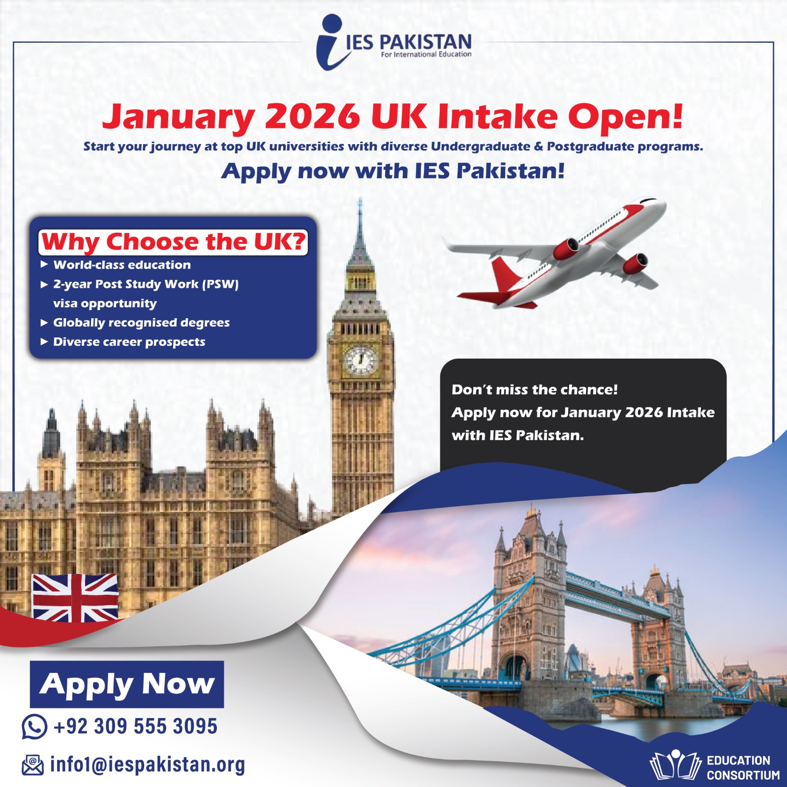 IES - January 2026 UK Intake Now Open! ️ Study at Top UK Universities ...