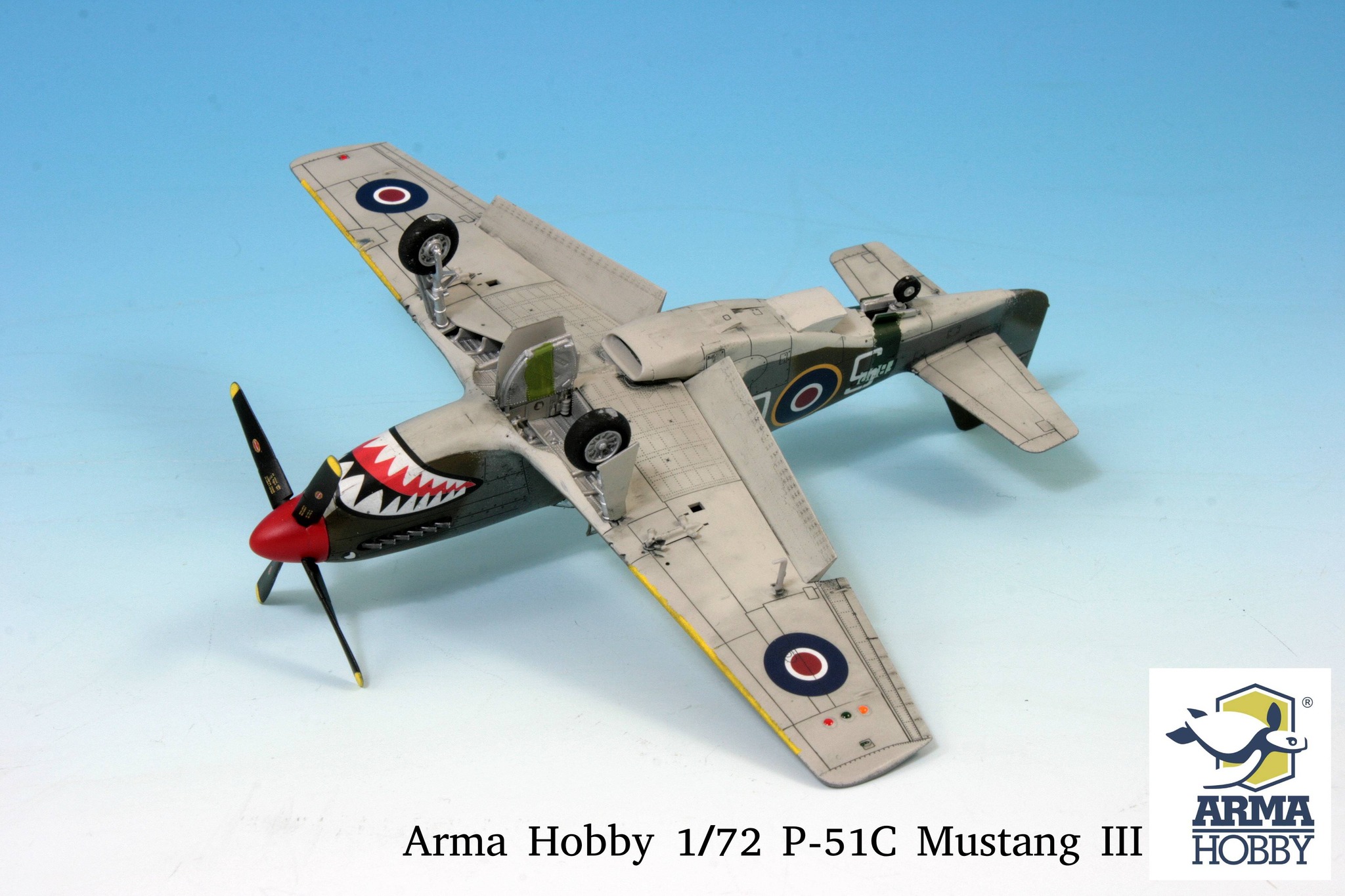Monogram 1/32 Phantom F-51D Mustang. Easy kit to assemble, though