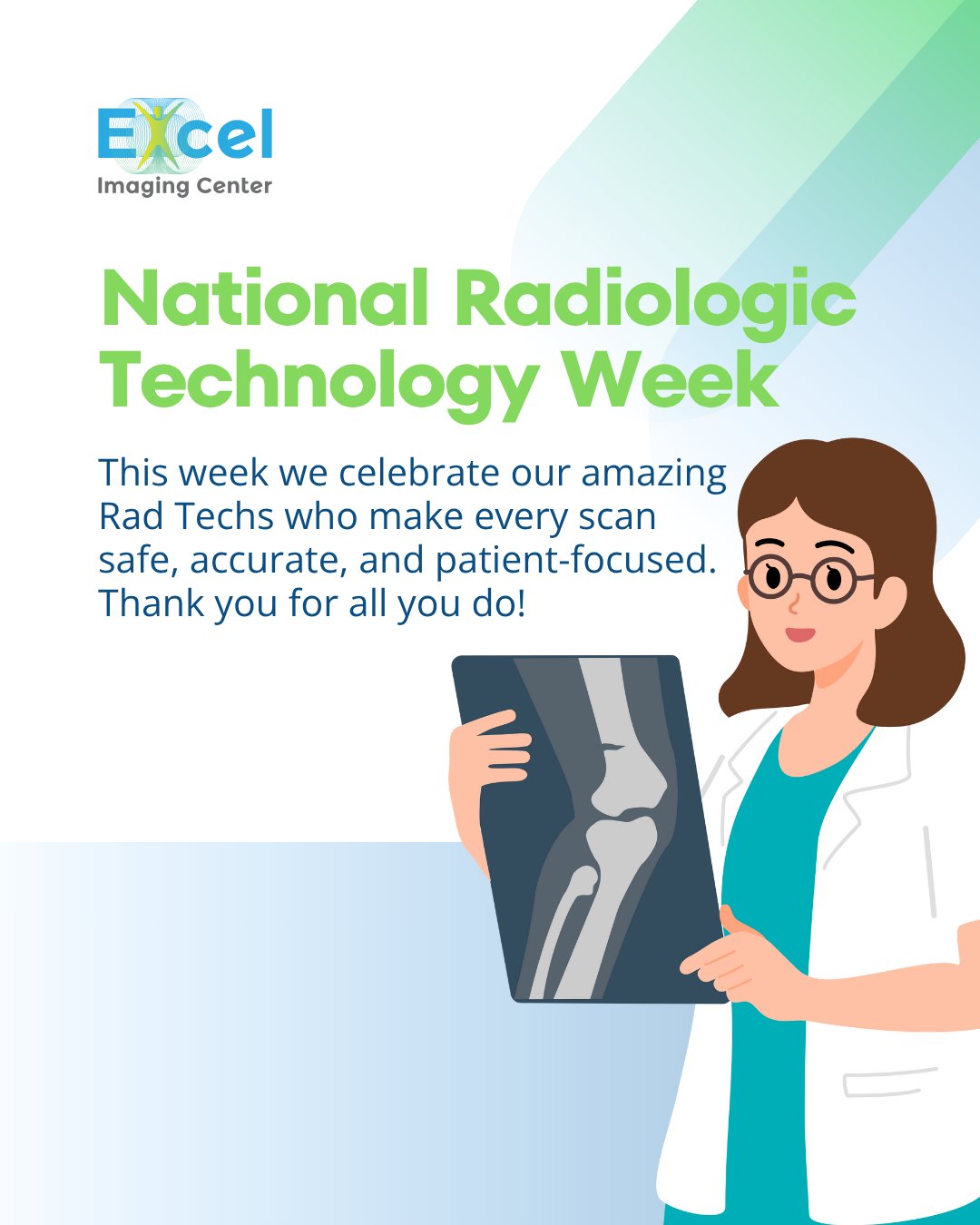 Excel - 🎉 Happy National Radiologic Technology Week! 🎉 This week, we ...
