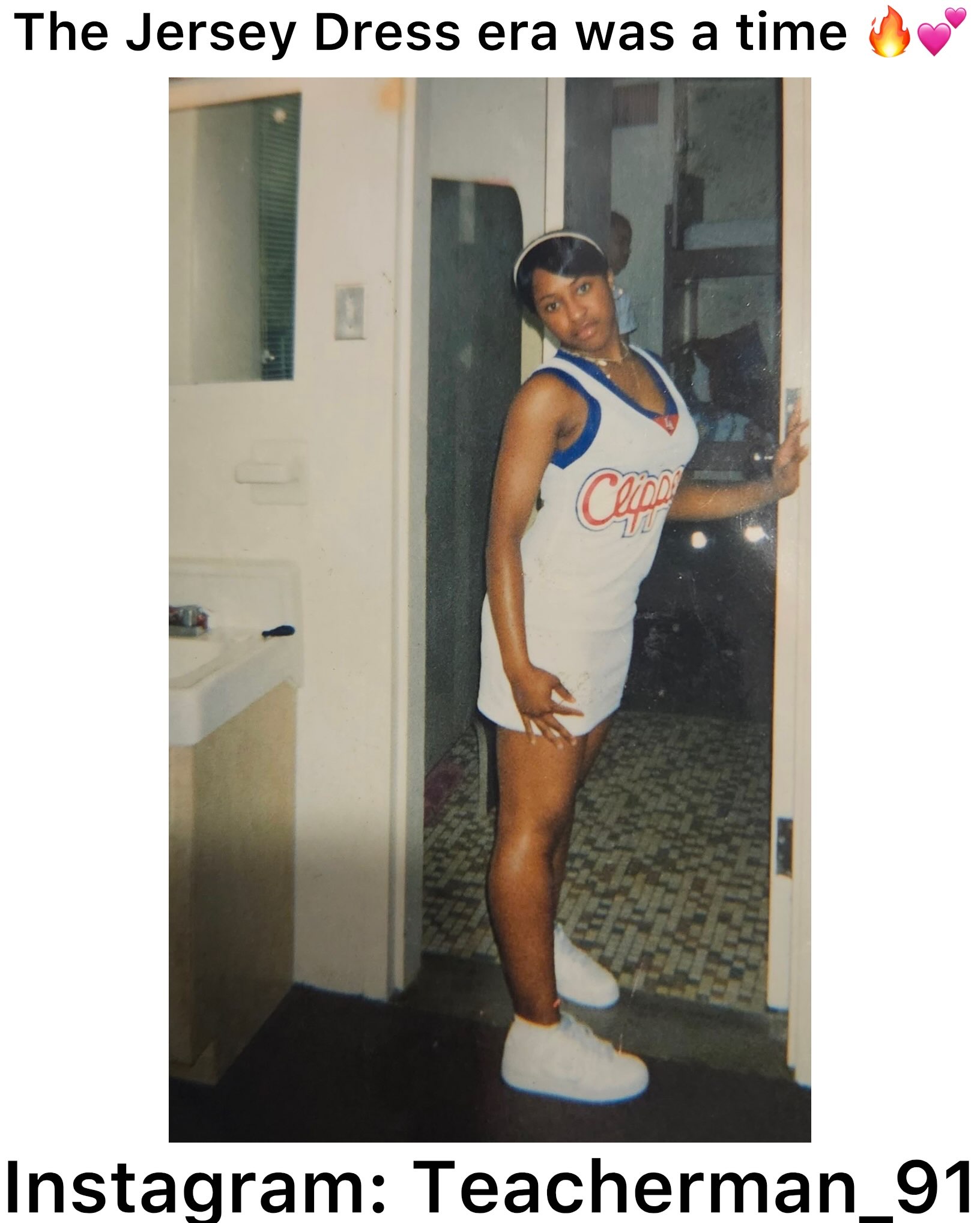 The Jersey Dress era was a time 🔥💕