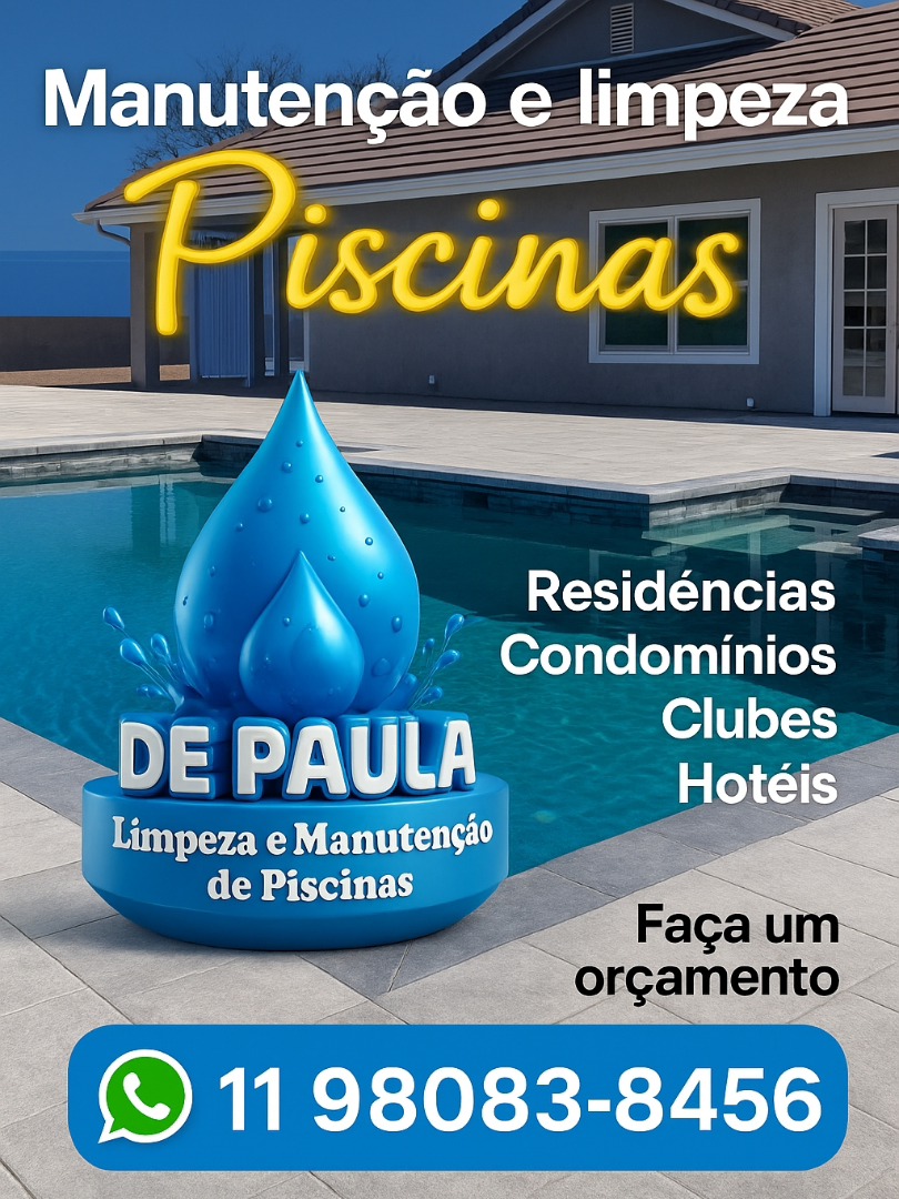 De Paula Limpeza e Manutenção de Piscinas