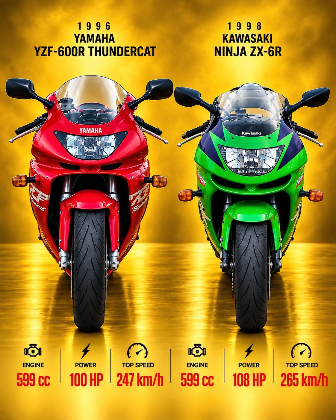In the battle for middleweight supremacy, these two bikes