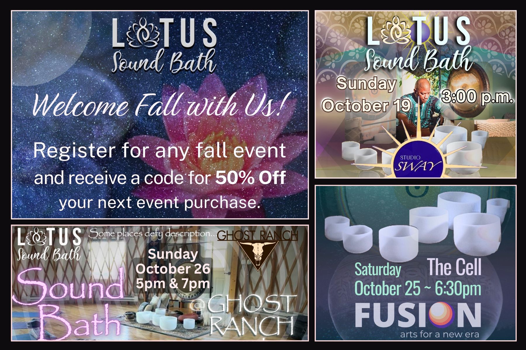 Welcome fall and welcome... - Lotus Sound Bath Wellness | Facebook