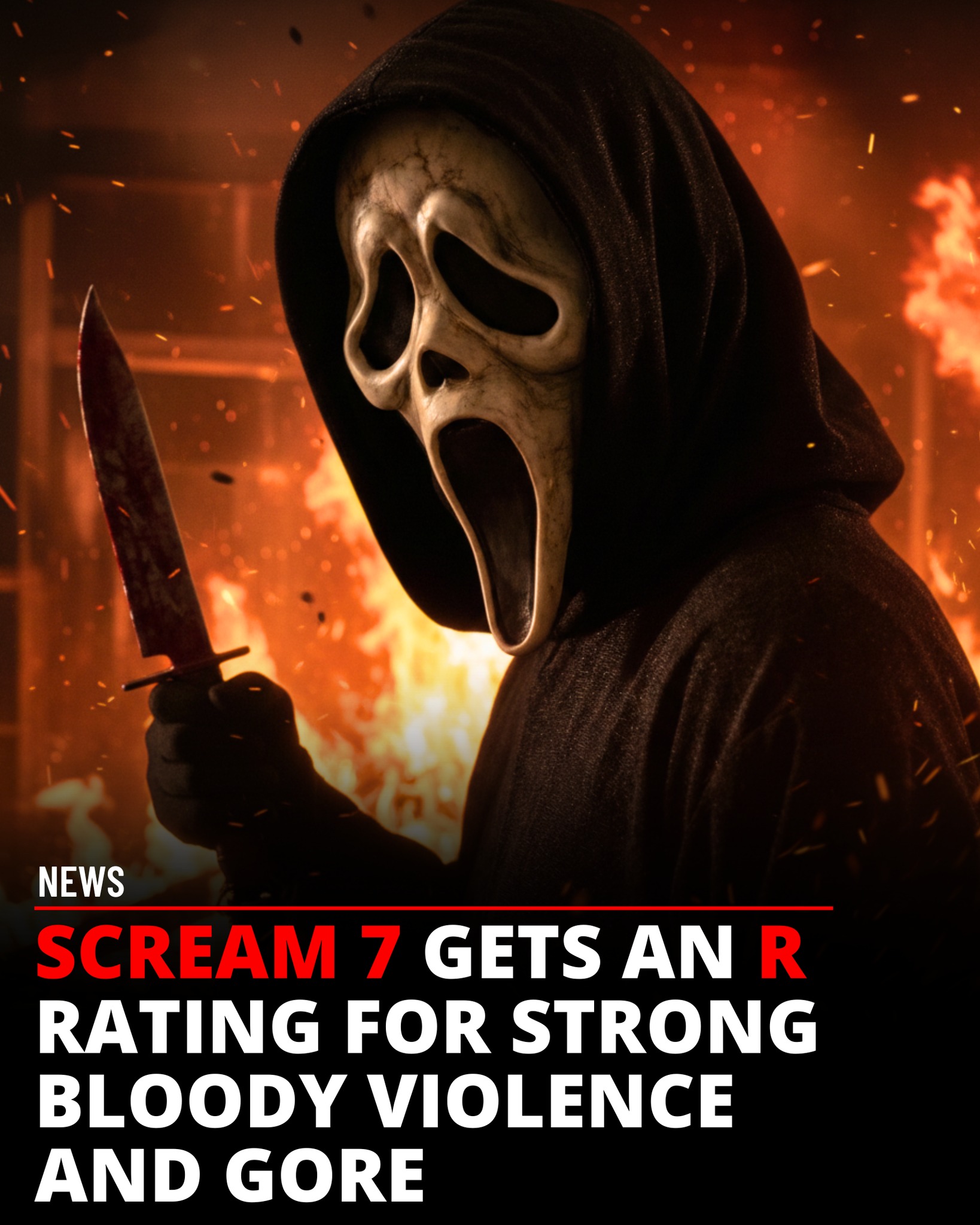 Horror Vibes - SCREAM 7 is officially rated R for strong... | Facebook