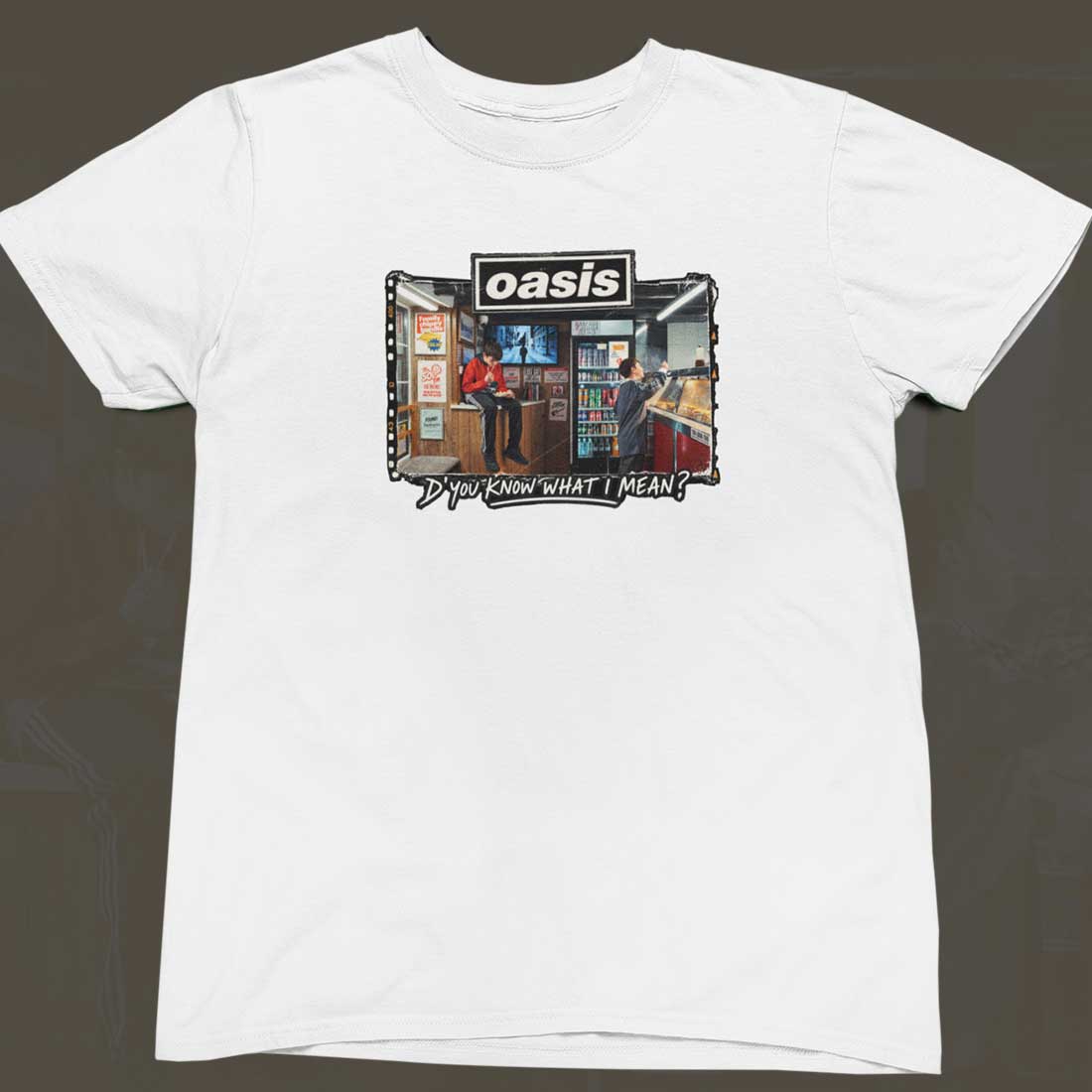 Oasis d'you know what I mean t-shirt