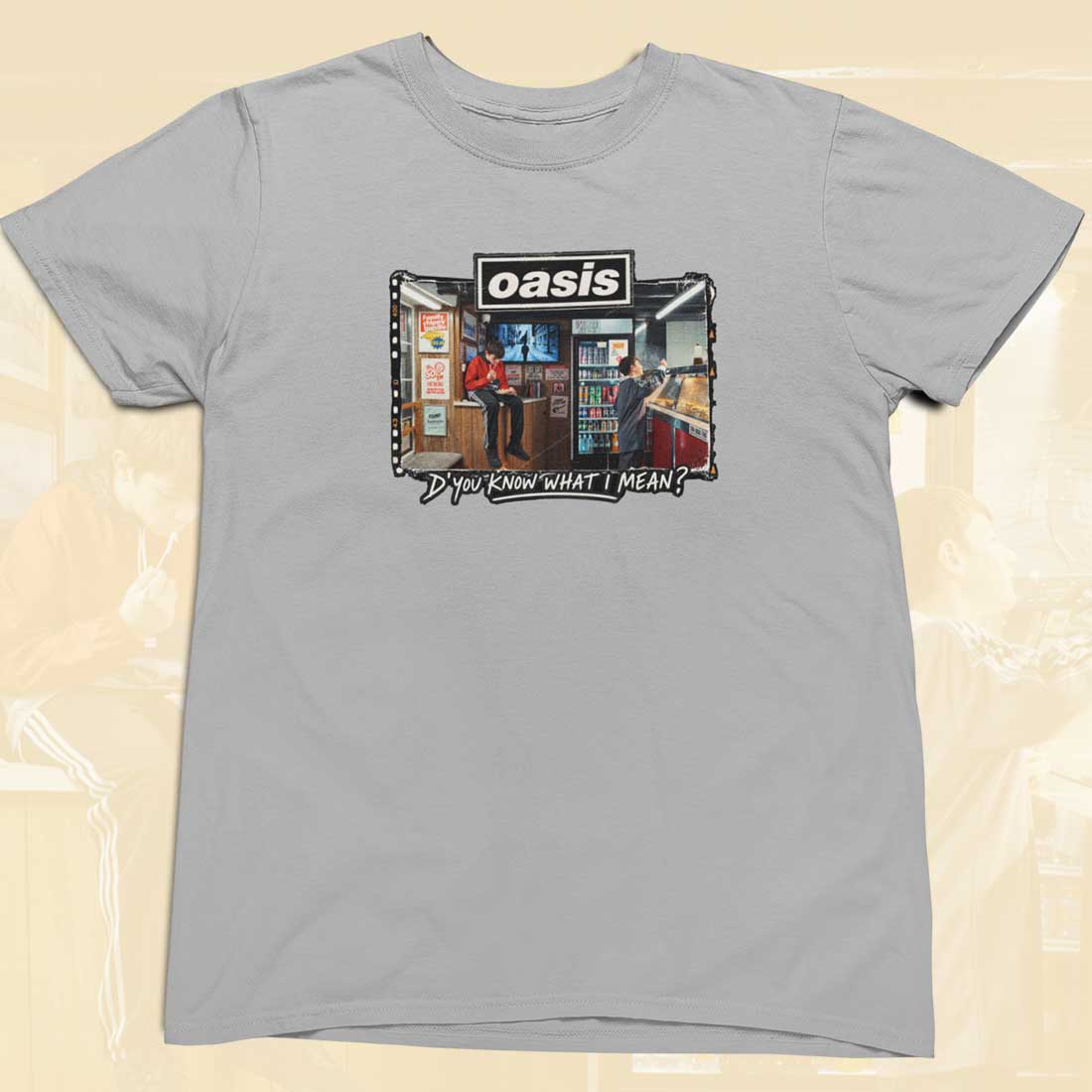 Oasis d'you know what I mean t-shirt