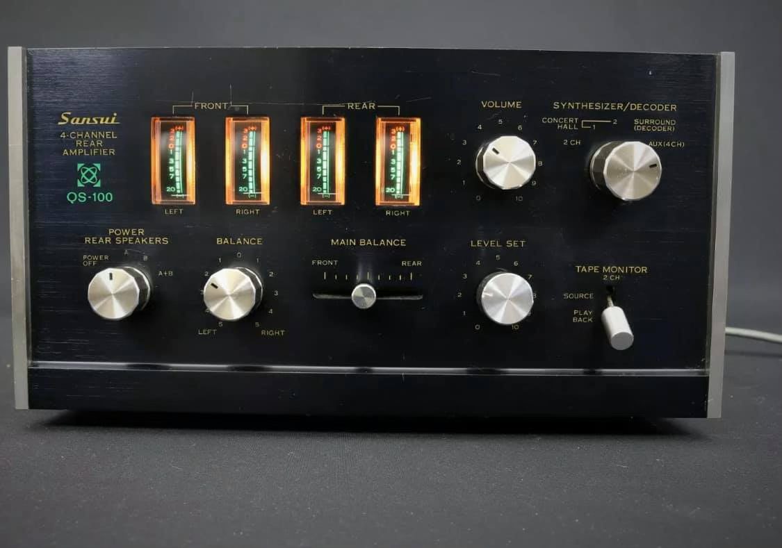 Sansui QS-100 4-Channel Rear Amplifier (1971)