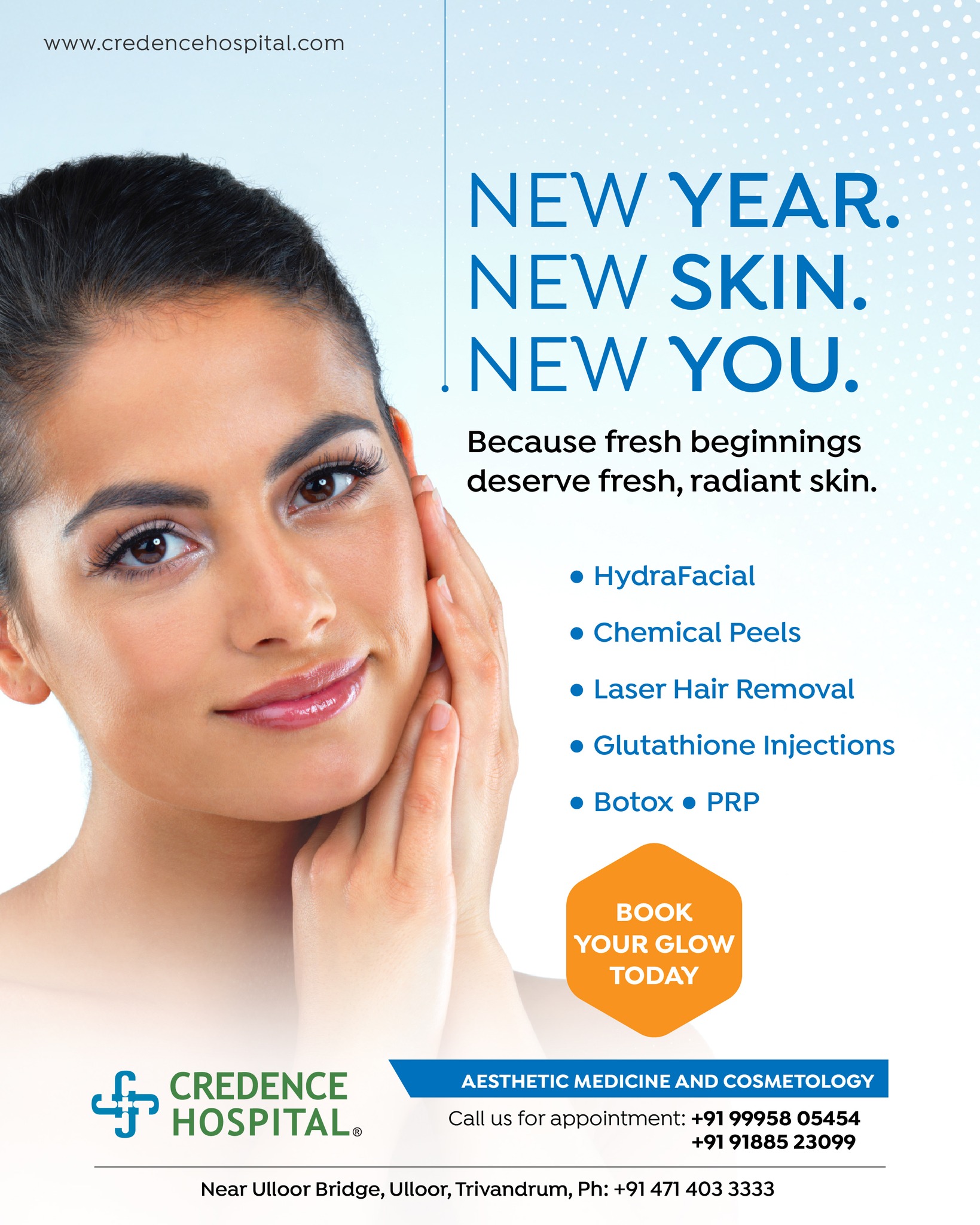 Glow goals, officially activated! This year, let your skin do the celebrating. Step into the New Year with confidence and care with Credence. Book your new year glow today! . . . 