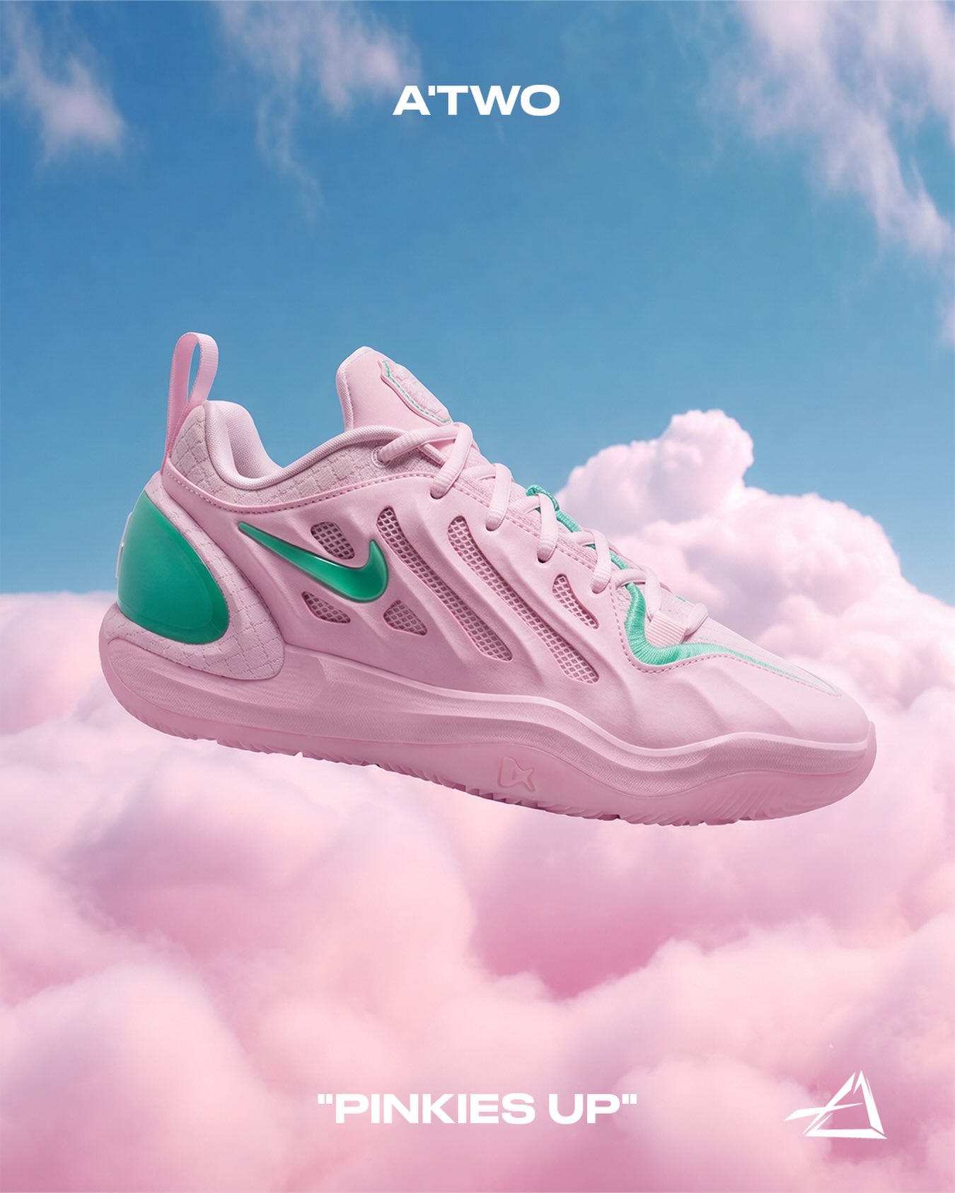 Nike A'Two 'Pinkies Up' sneakers for Alpha Kappa sisters