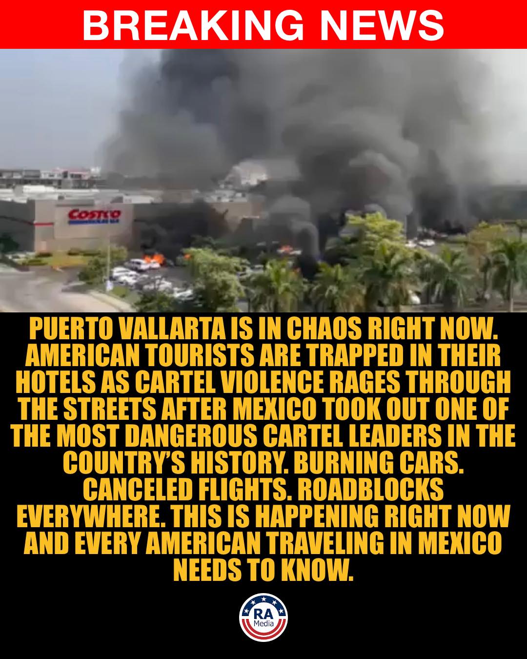 Really American - 🚨 BREAKING: Cartel Violence Erupts in... | Facebook