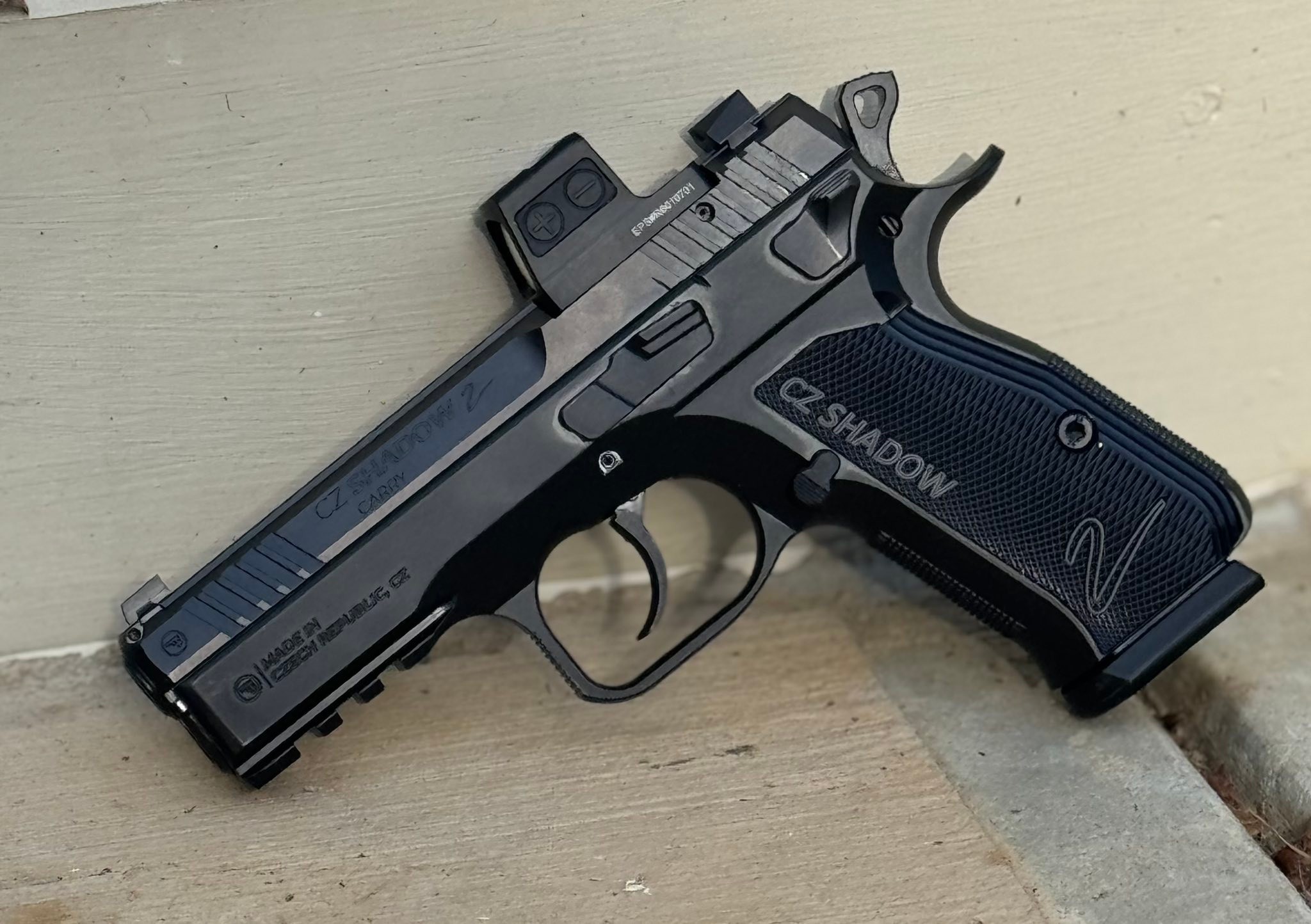 Larry - A good friend of mine set up this CZ shadow 2 carry and he was ...