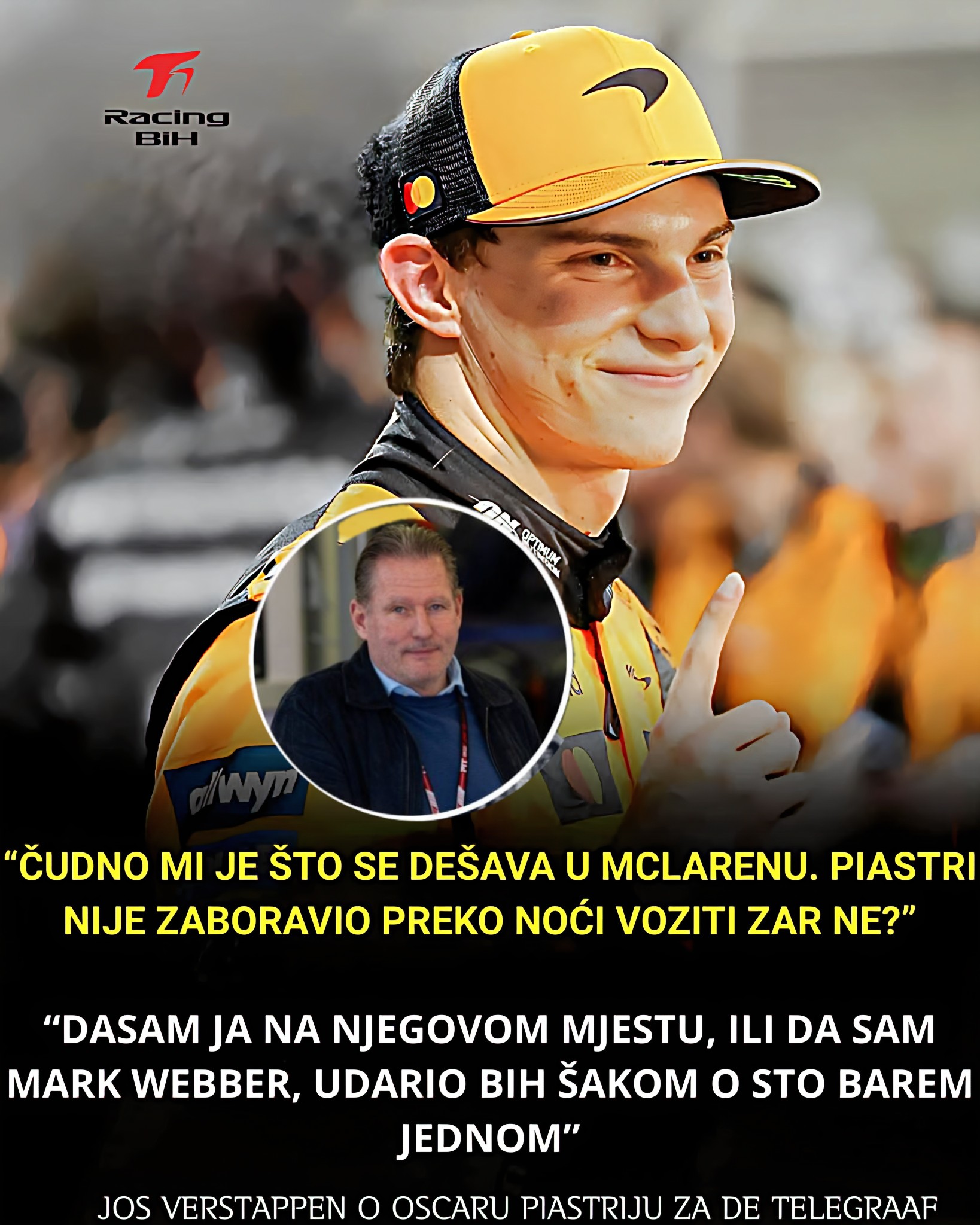 F1 Racing BiH - ️Otac Maxa Verstappena, Jos, smatra da... | Facebook