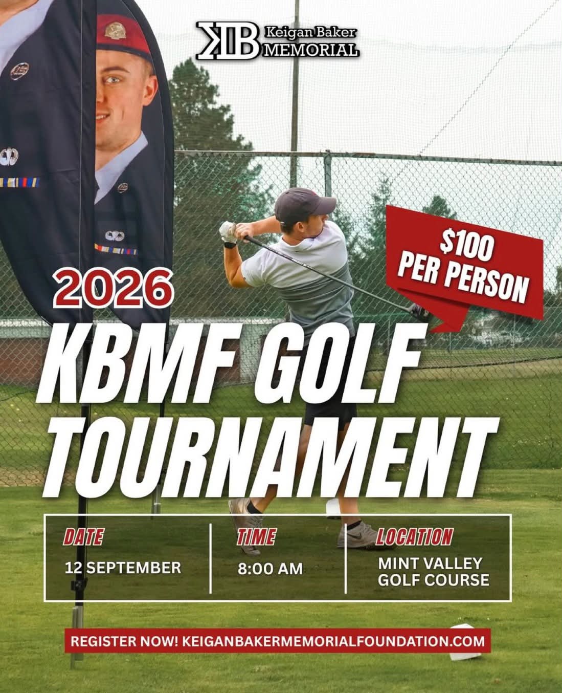2026 Keigan Baker Memorial Golf Tournament in Mint Valley on