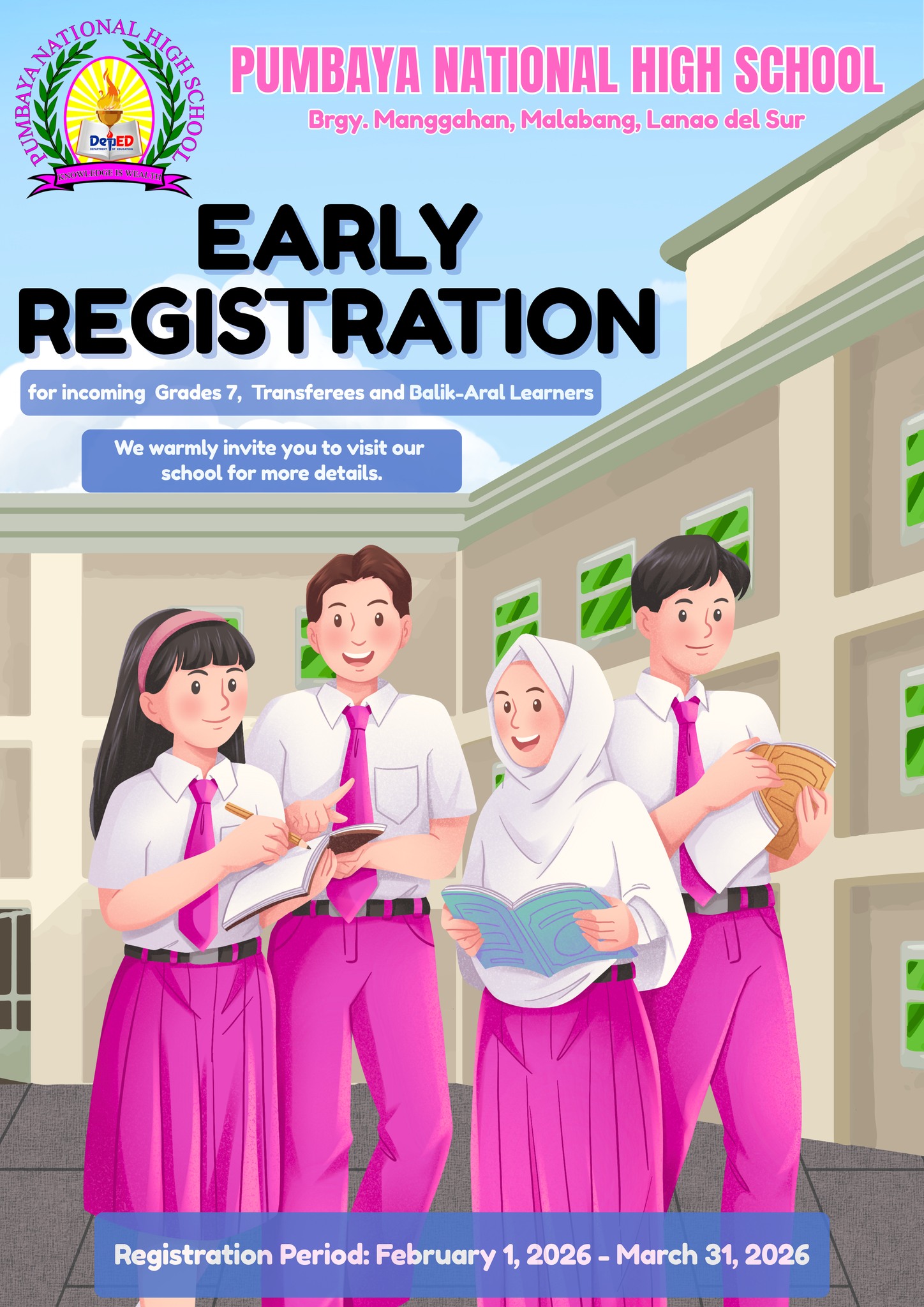 Pumbaya - EARLY REGISTRATION for SY 2026-2027 is now open. Join the ...