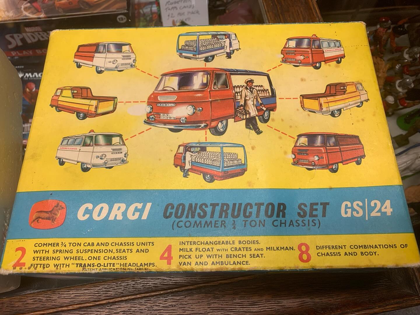 Vintage Corgi Toys gift constructor set 24, complete and in 