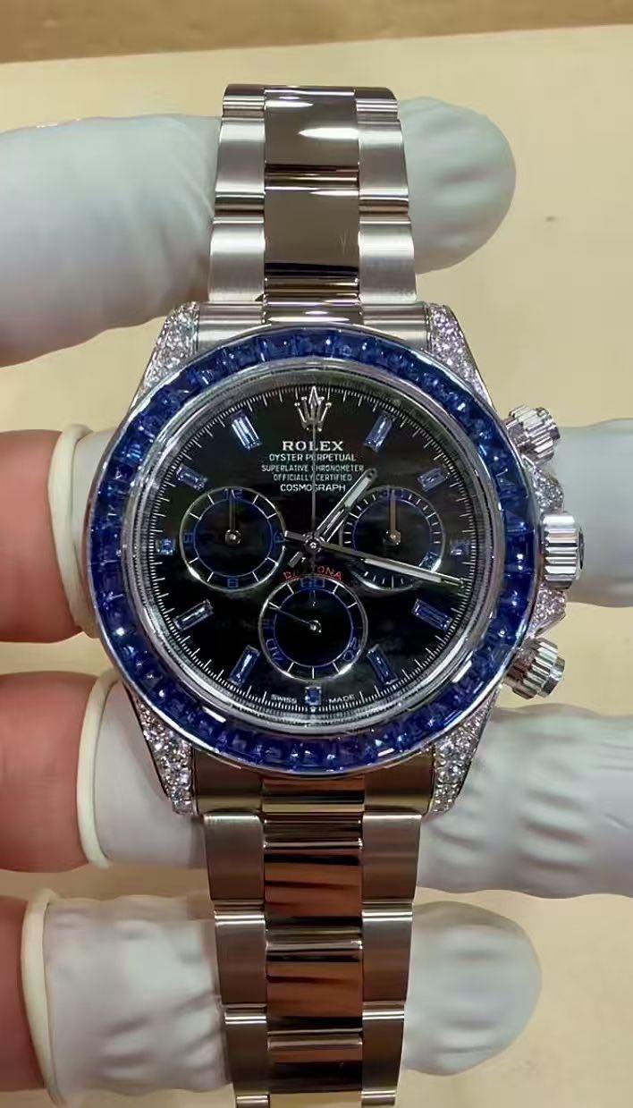Rolex Cosmograph Daytona Reference 126599TSA White Gold / Blue