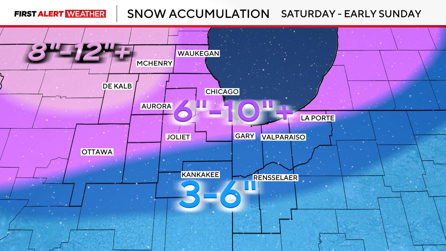 Laura - CHICAGO: Updated snow totals for the incoming winter storm ...
