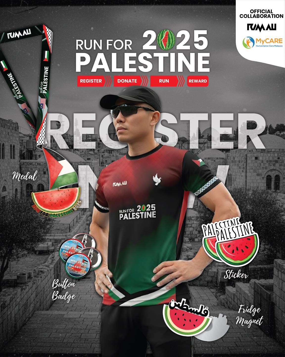 RIMAU - #CALLING ALL RUNNERS ! JOM SERTAI LARI UNTUK PALESTIN 2025! 🍉🇵🇸 ...