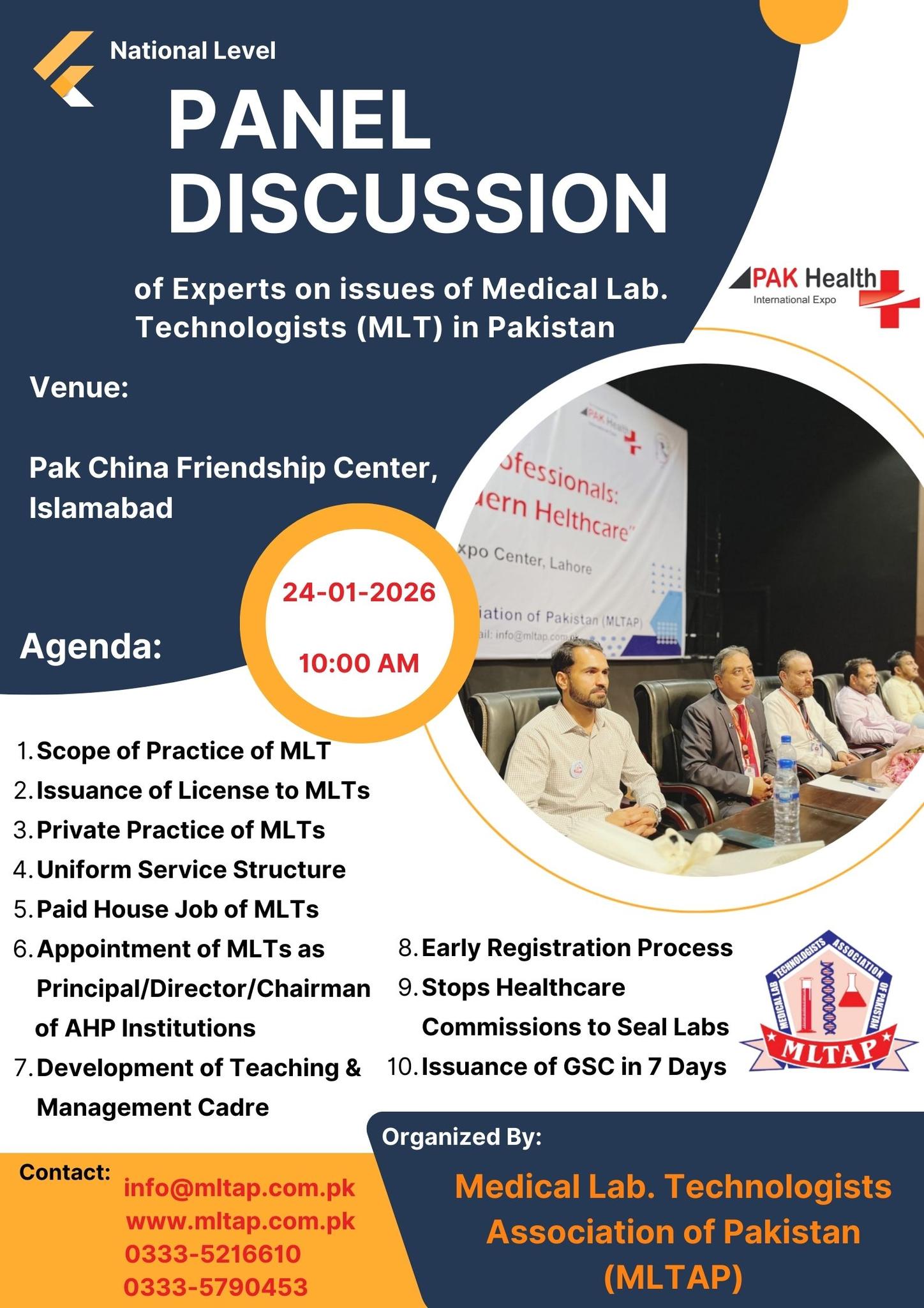Medical Lab. Technologists Association of Pakistan - MLTAP