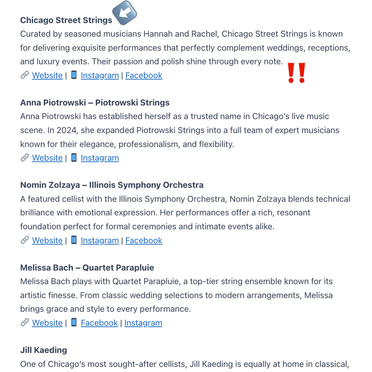 Chicago Street Strings | Chicago IL
