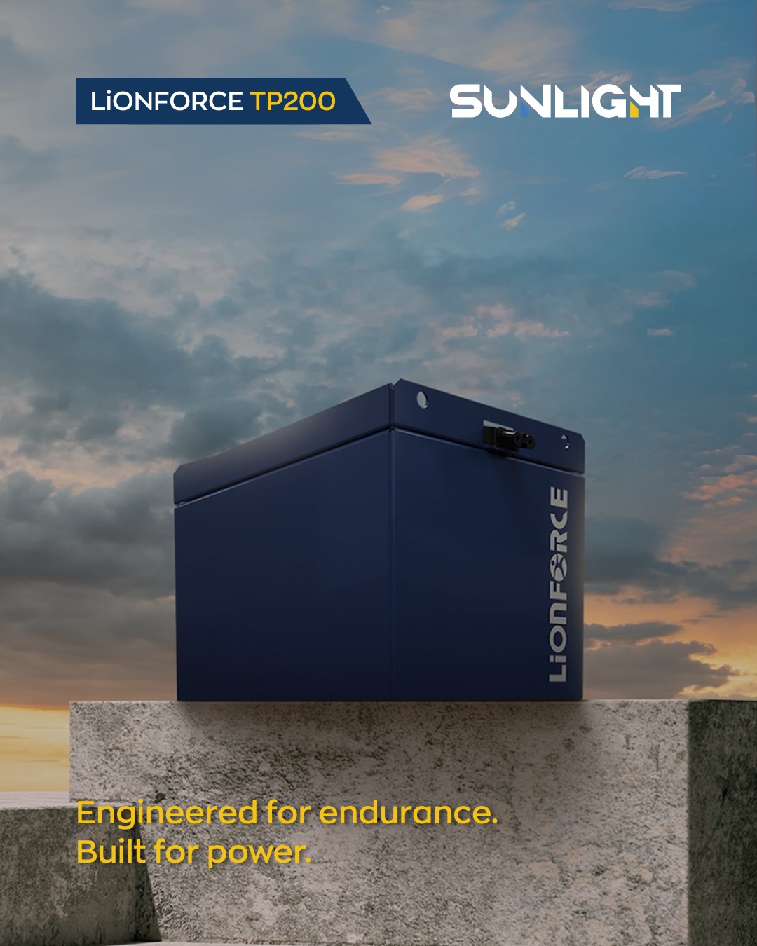 Sunlight - ⚡ Meet LiONFORCE TP200 The lithium-ion battery engineered ...