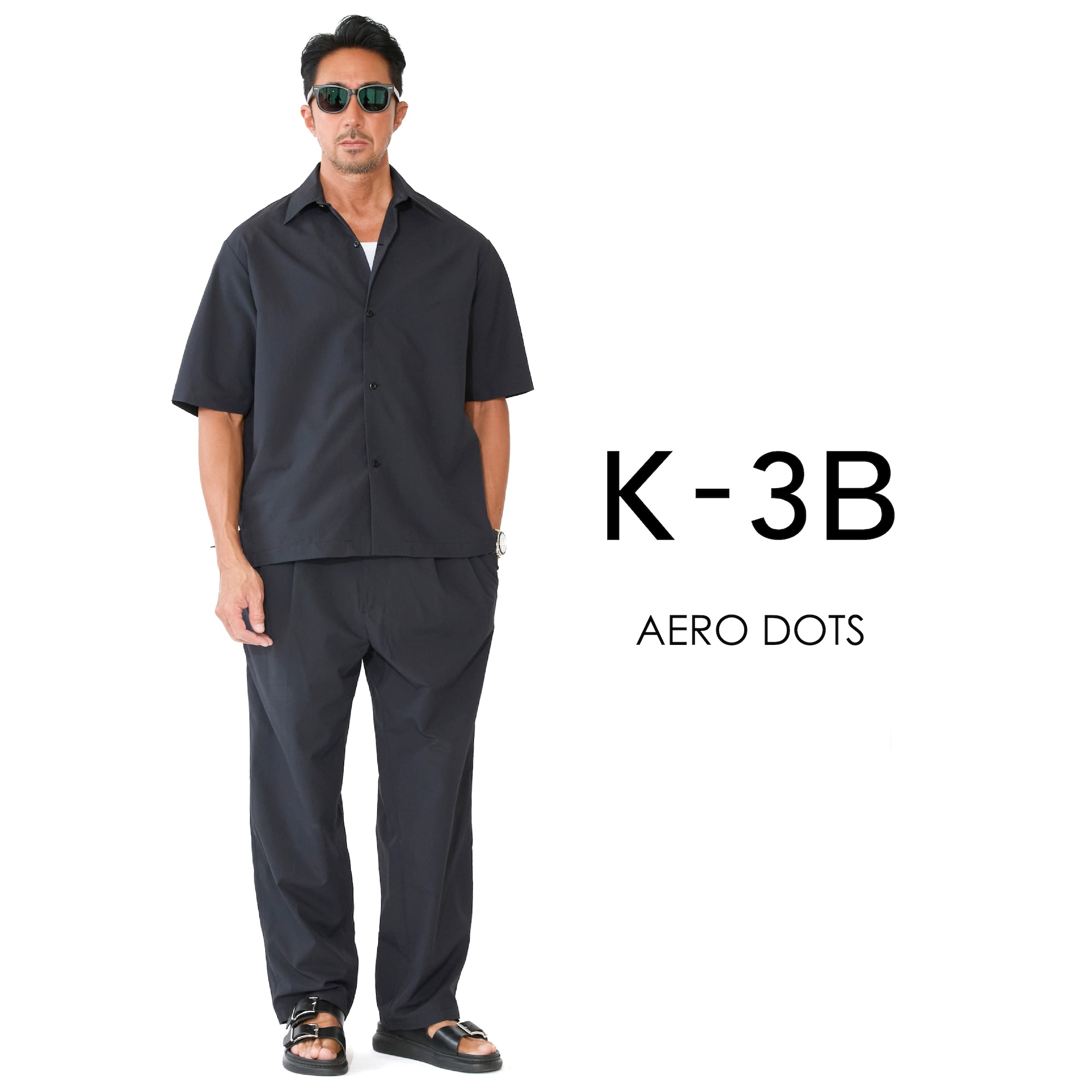 Minimal - K-3Bの“AERO DOTS”セットアップがMMWに登場。 約2mmの凹凸 