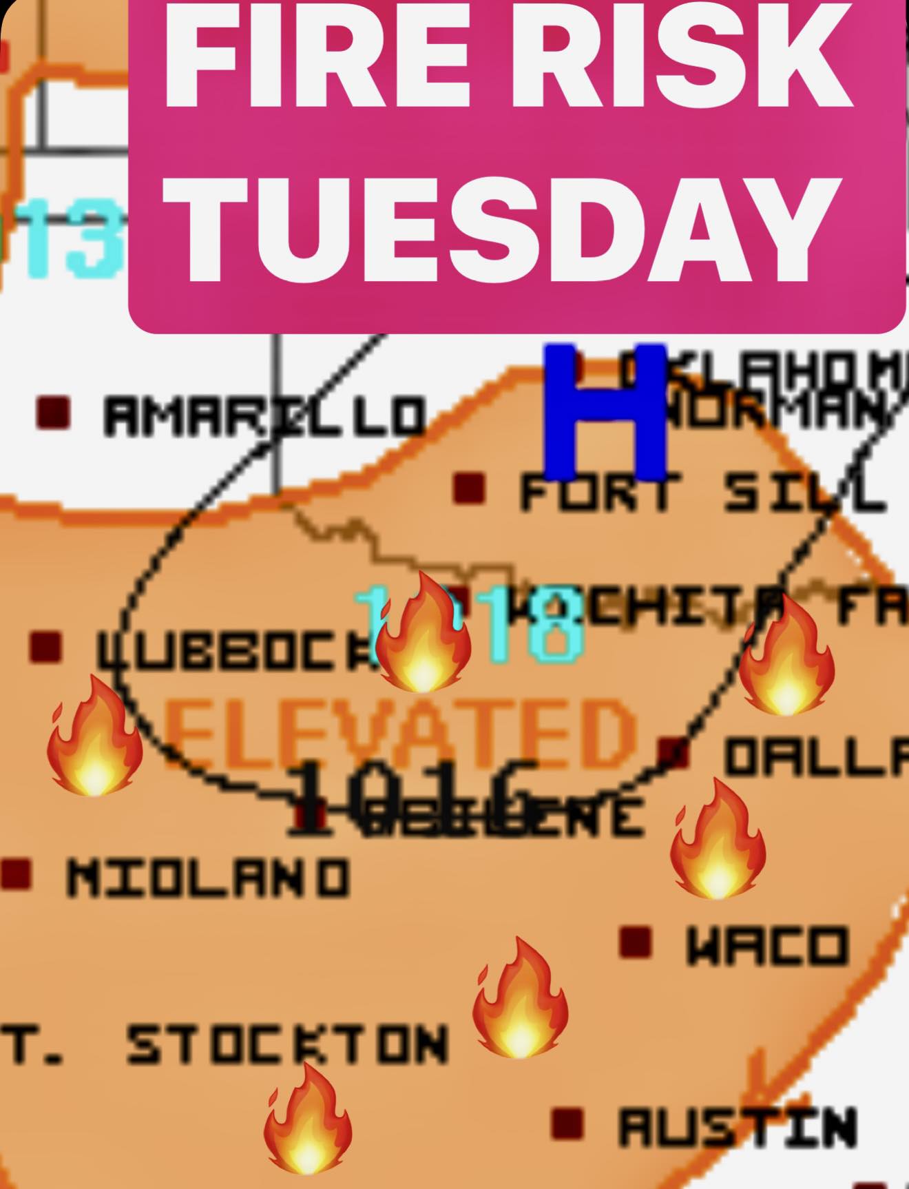 POW - Fire Risk Tuesday… Increased fire risk today with gusty winds to ...