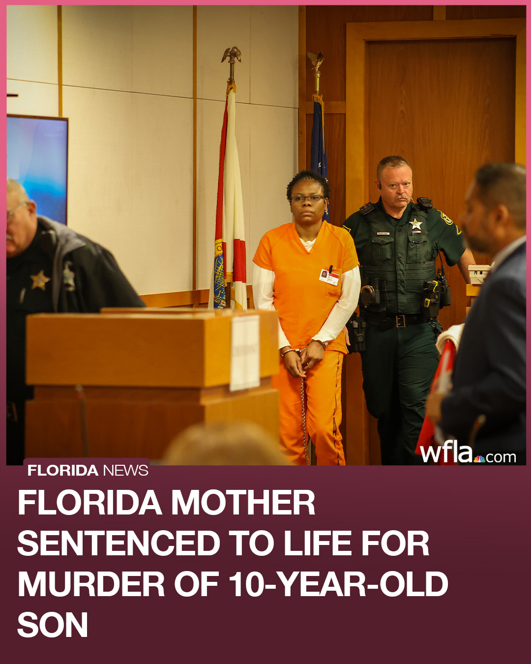WFLA - Avoiding the death penalty, a Florida mother will spend the rest ...