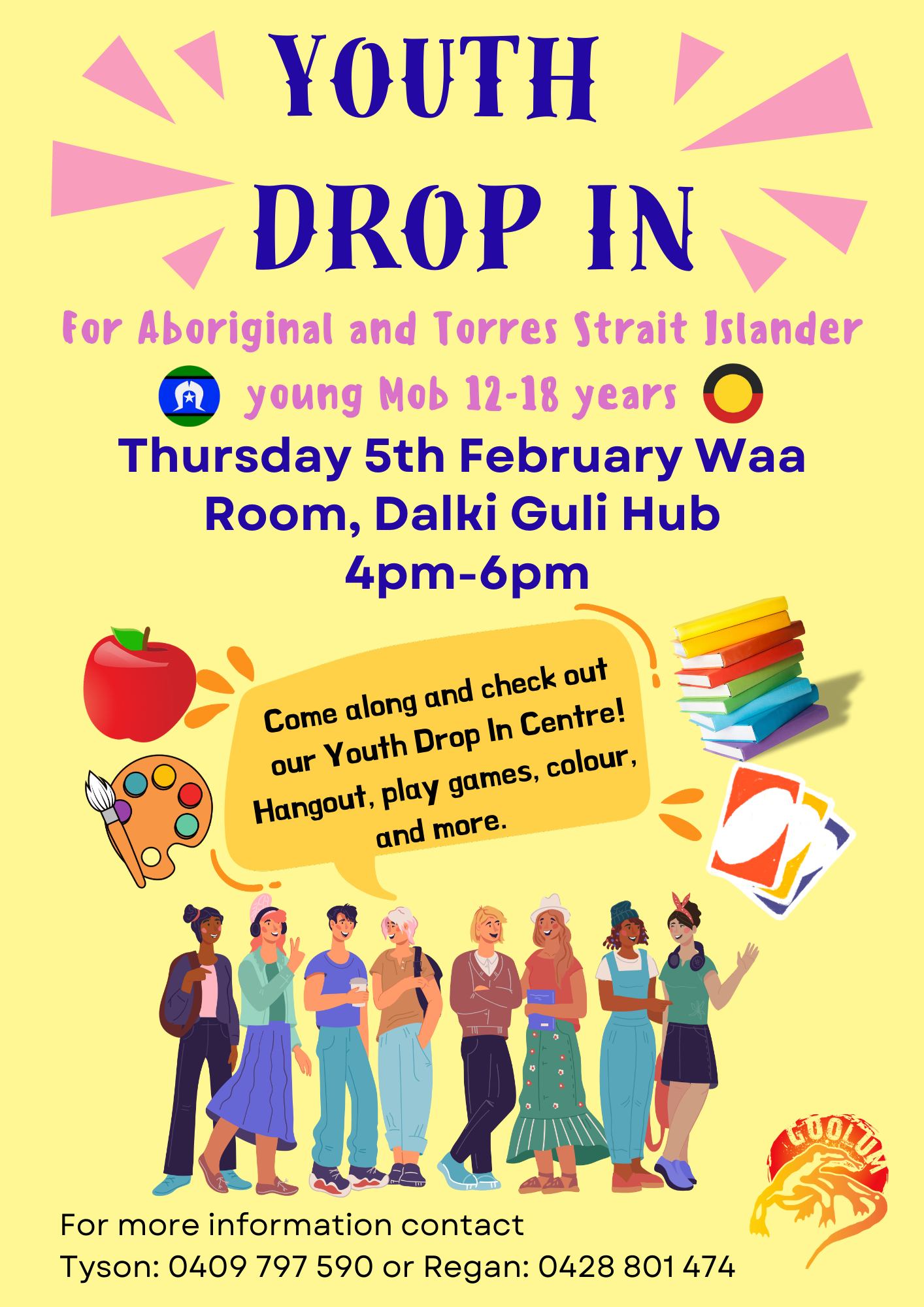 Goolum - 🍎Goolum Goolum Youth Drop In - NEXT WEEK 🍏 Youth Drop In is ...