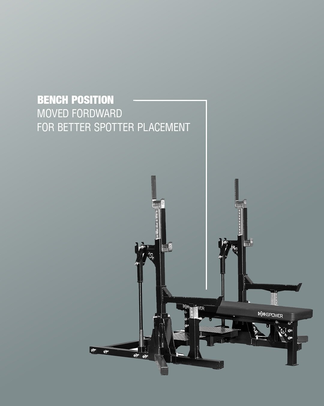 Hansu Power Pro Combo Rack - IPF APPROVED - Weight Lifting Machines ...