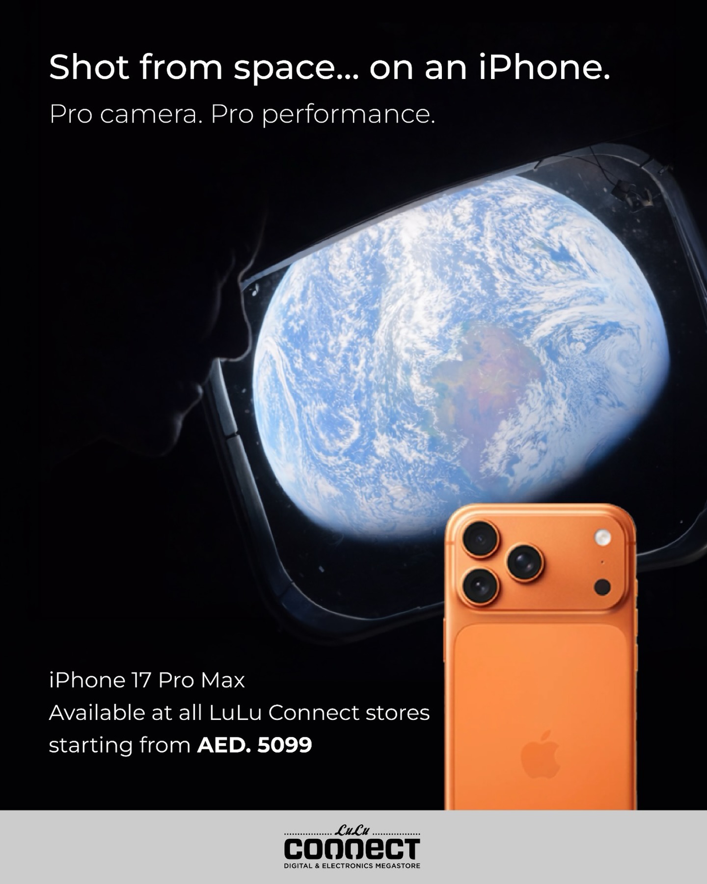 iPhone 17 Pro Max. The most powerful iPhone ever. Brilliant 6.9 