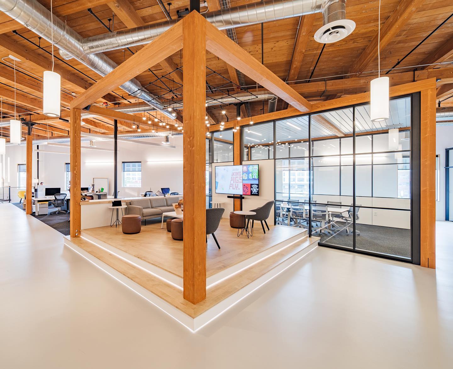 Parron Hall - The DIRTT Timber Frame approach is... | Facebook