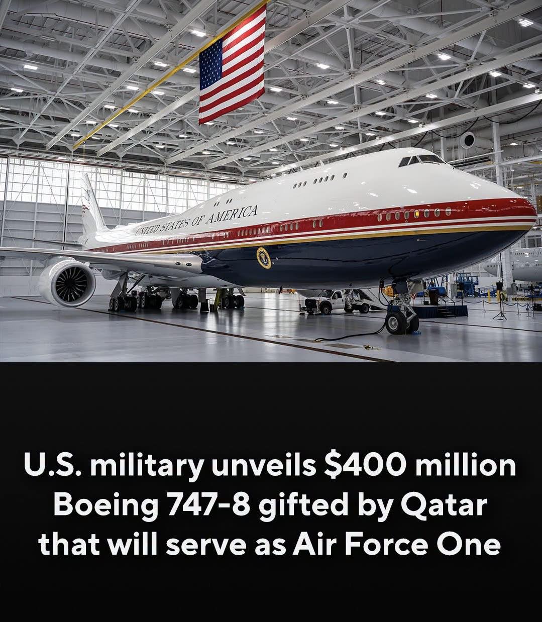 The Air Force releasing the first photos of the new VC-25B Bridge