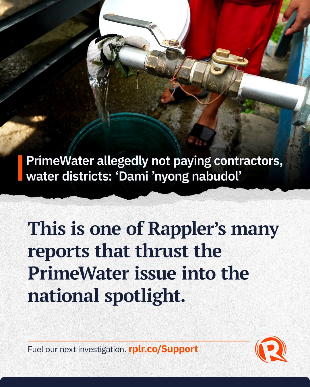 Rappler - Water is a basic human right, yet our investigations show ...