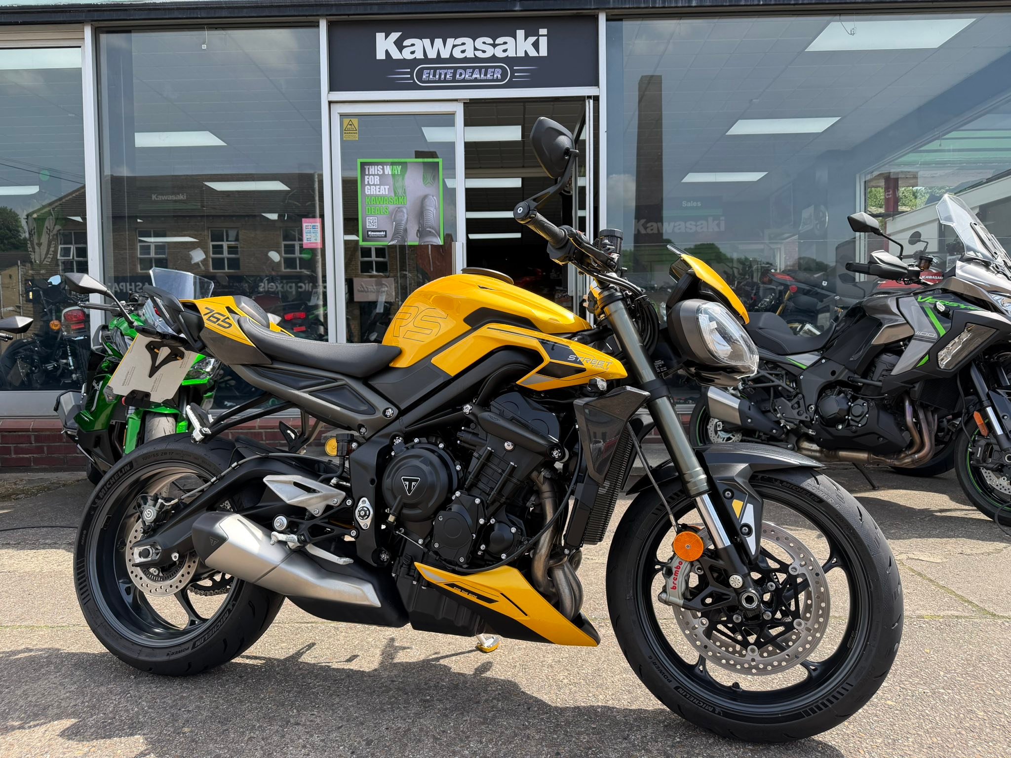 🔥 Triumph Street Triple 765 RS 🔥 💛Cosmic Yellow 💛 Extras
