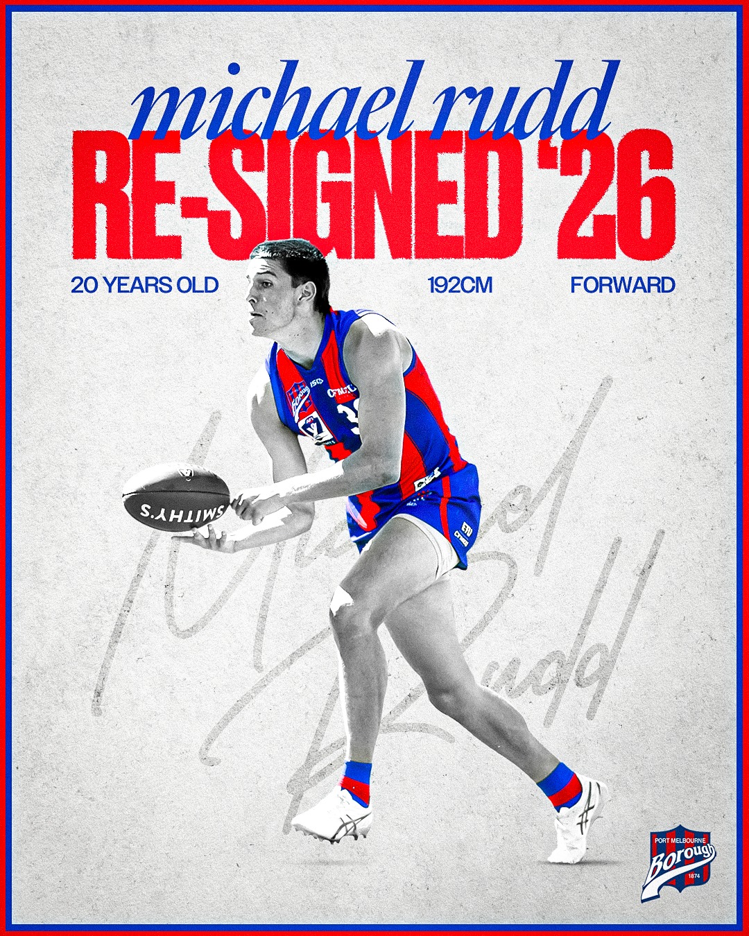 Port - Another one joins the crew for 2026! Stoked to have @michaelrudd ...