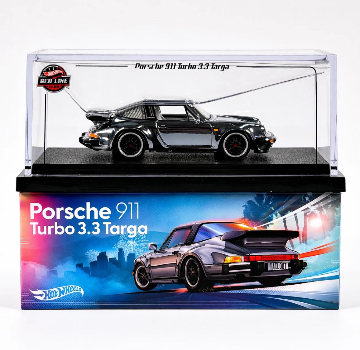Hot Wheels RLC '88 Porsche 911 Turbo 3.3 Targa Red Line Club