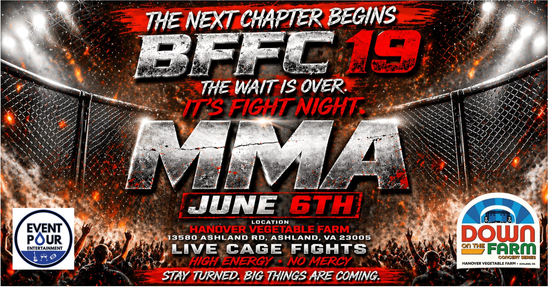 BFFC 19 MMA fights at Hanover Vegetable Farm