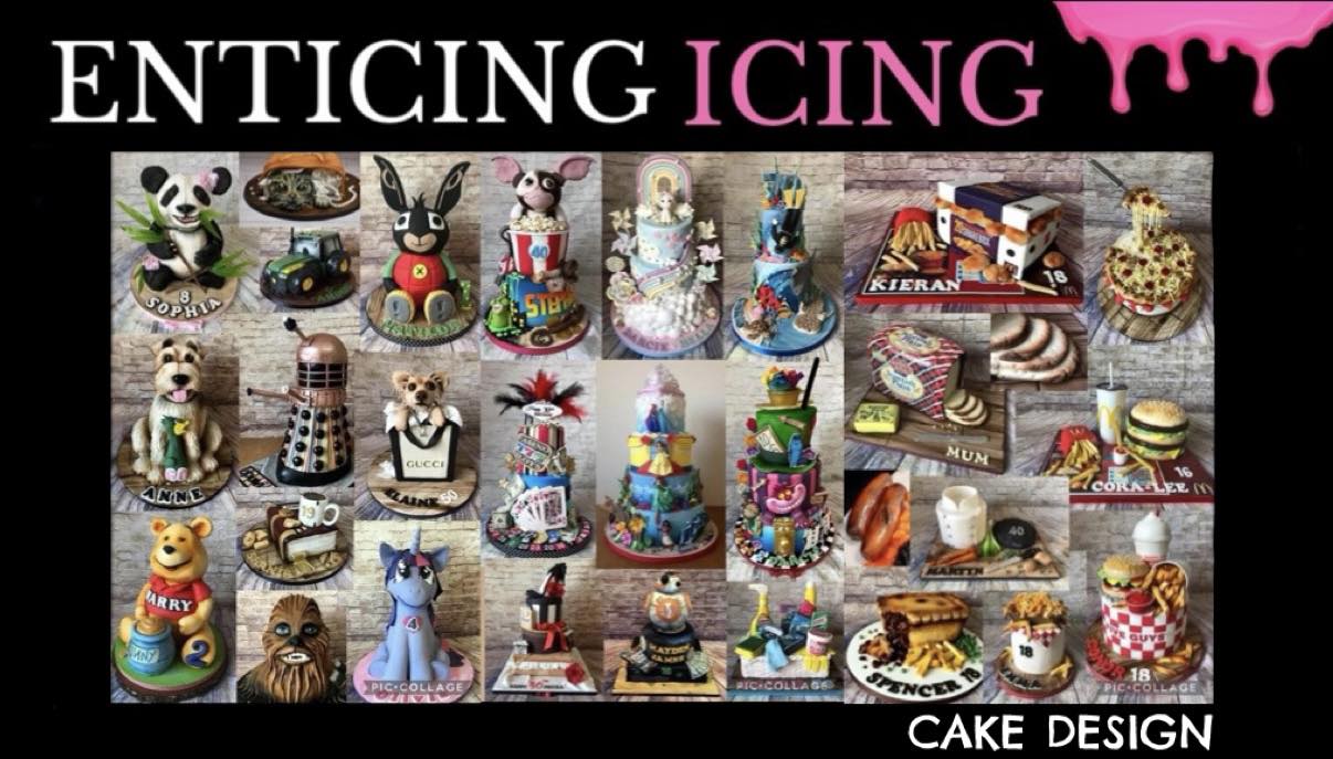 Enticing Icing Cake Design