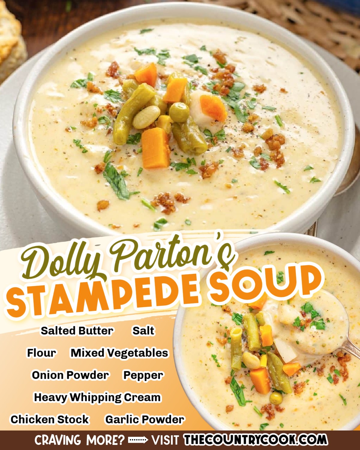 Recreate Dolly Parton’s Stampede Soup... - The Country Cook | Facebook