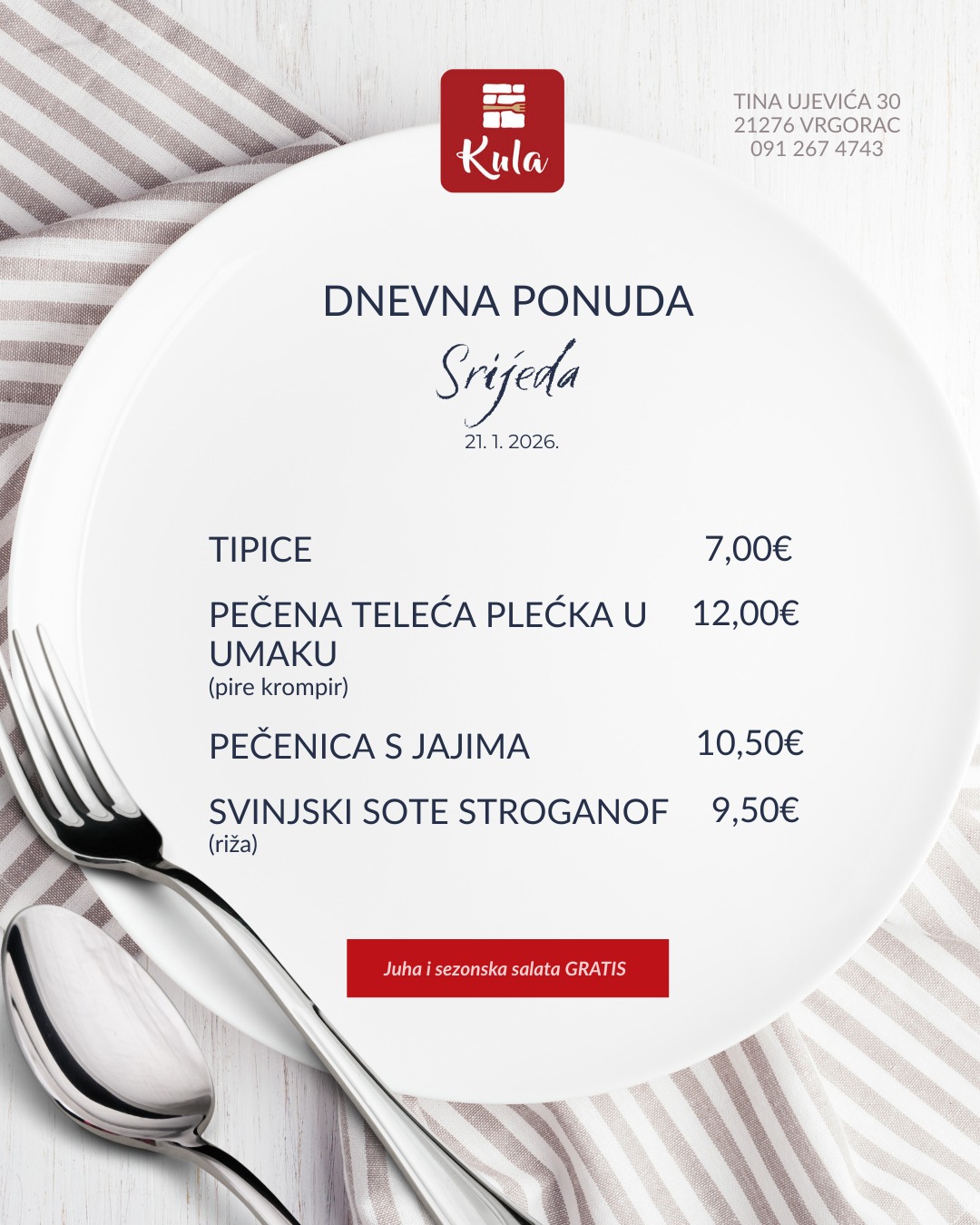 Restoran Kula | Vrgorac