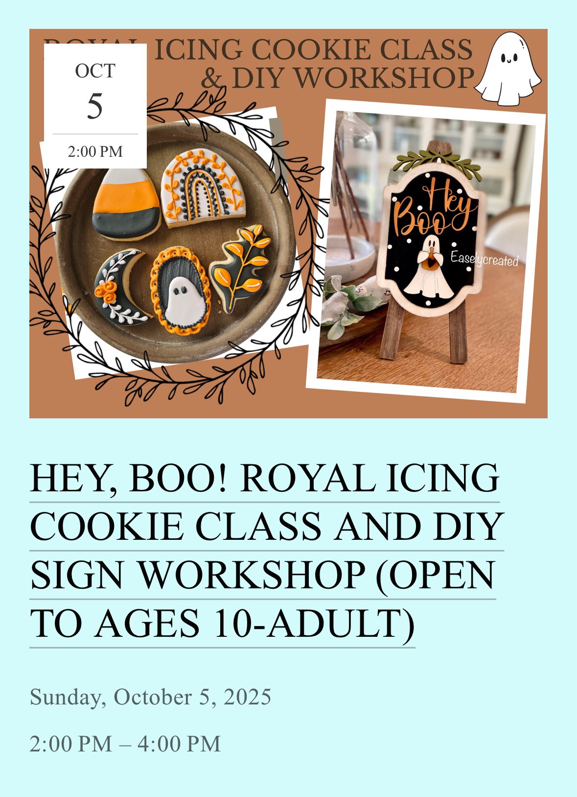 October classes are here.... - Easely Created Winchester | Facebook