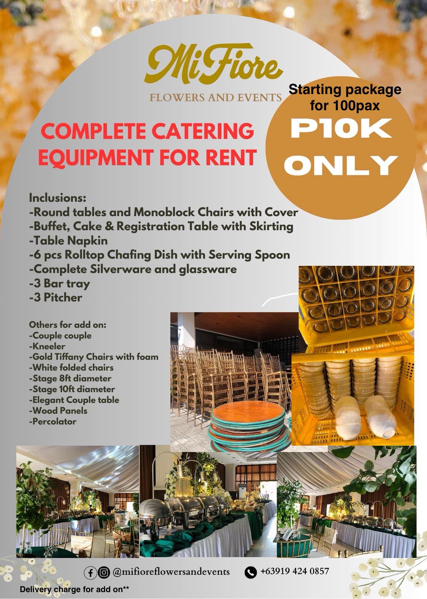🎊 EVENT RENTALS FOR ALL... - MI FIORE Flowers and Events | Facebook