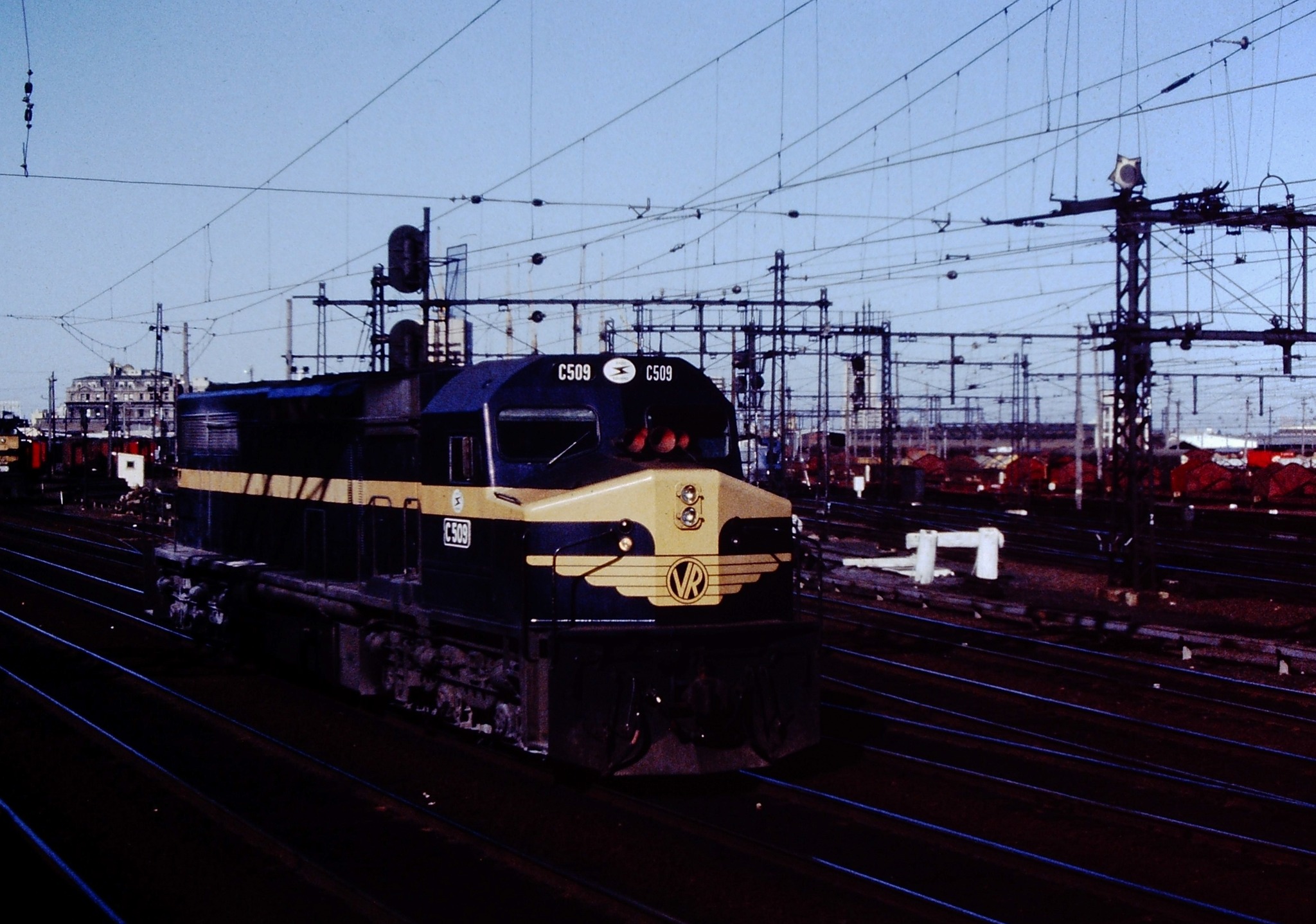 Victorian Railways | Light engine C509, would be heading into the ...