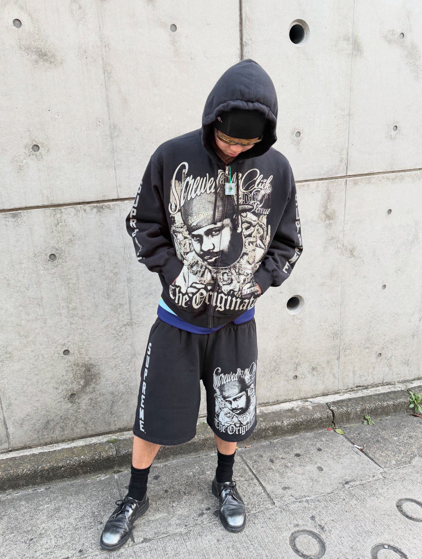 遊歩道店 SUPREME x DJ Screw 26SS Zip Up Hooded Sweatshirt x DJ 