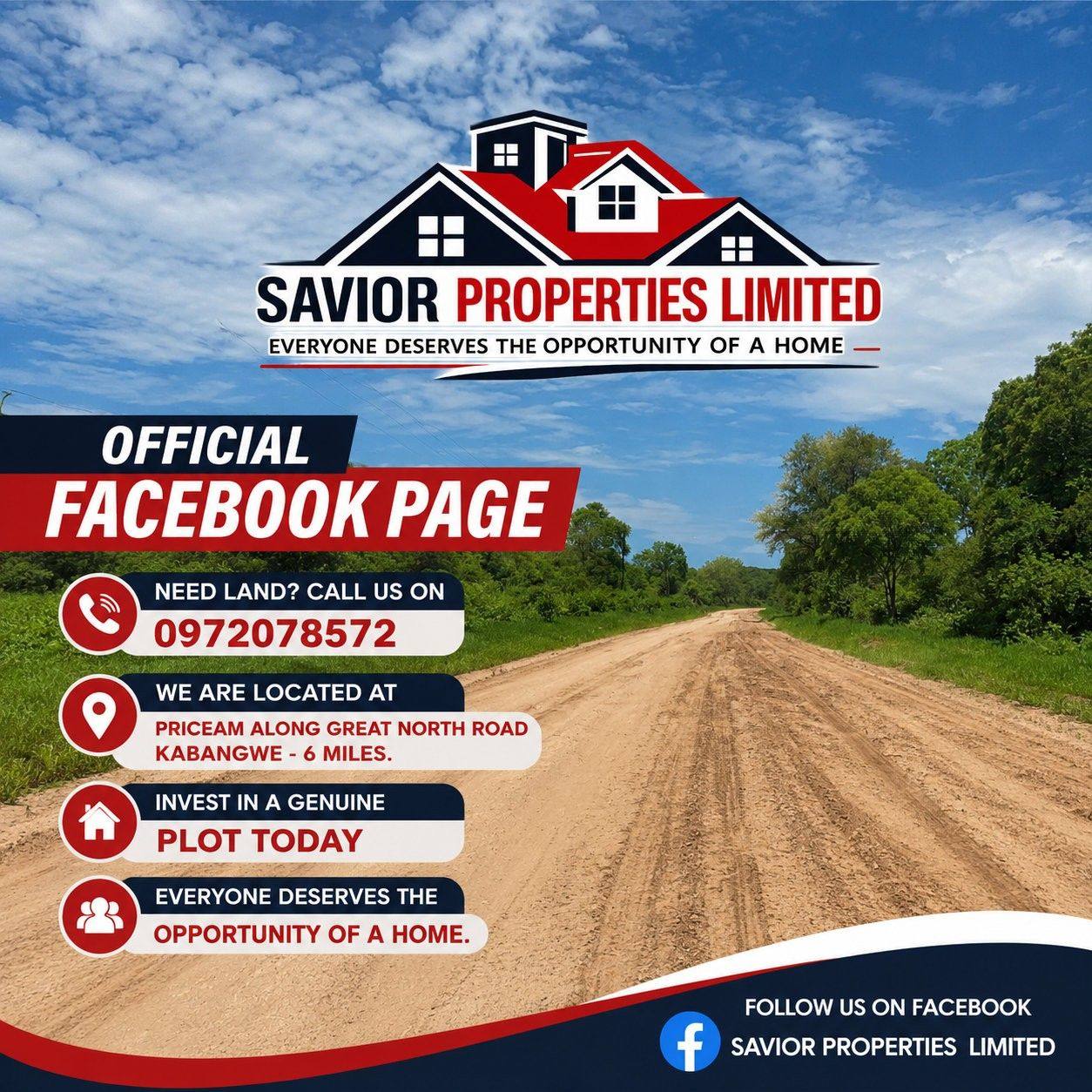 🏡 PLOTS AVAILABLE IN LUSAKA &... - Savior Properties Limited | Facebook