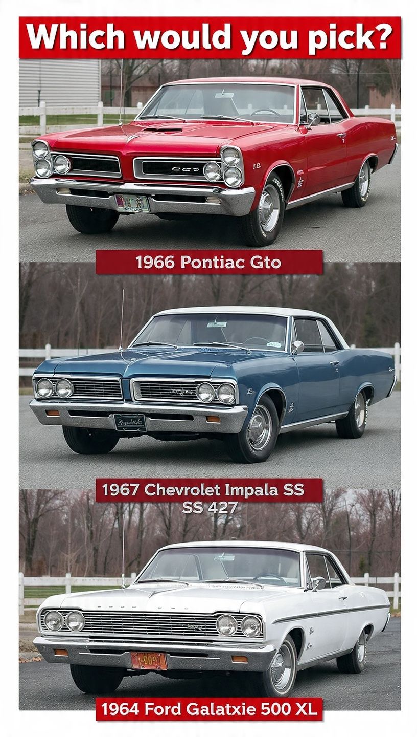 🔥 GTO legend. Galaxie giant. W-30 sleeper. 💚 1968 Pontiac GTO
