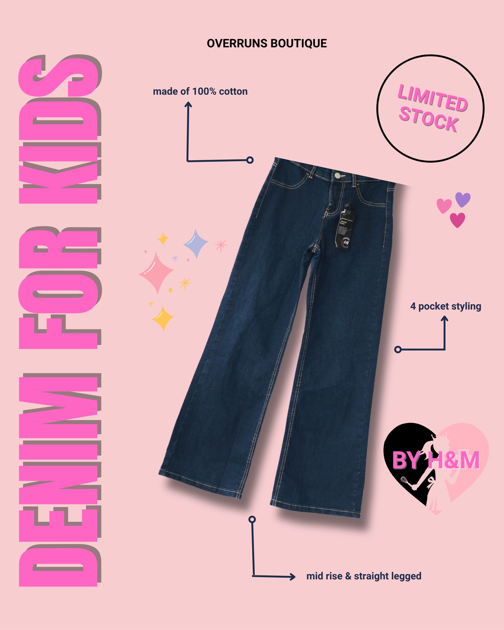 Overruns - Stacked in mini denim 💙 Double the cuteness, double the fun ...